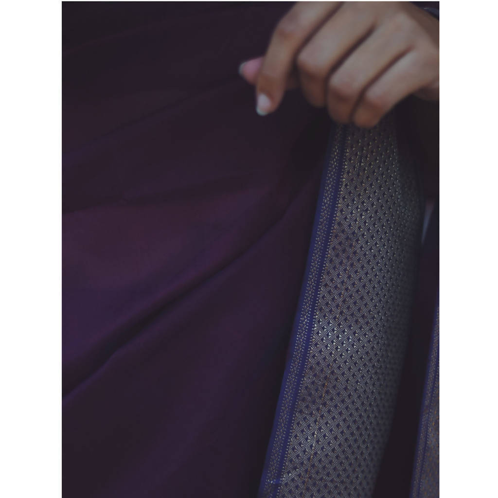 Maheshwari Cotton Silk Saree | Purple、mySite、camillekostekn