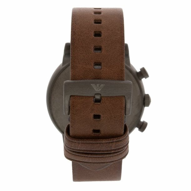 Emporio Armani Men's Chronograph Gunmetal Stainless Steel Watch、mySite、g9winljtr