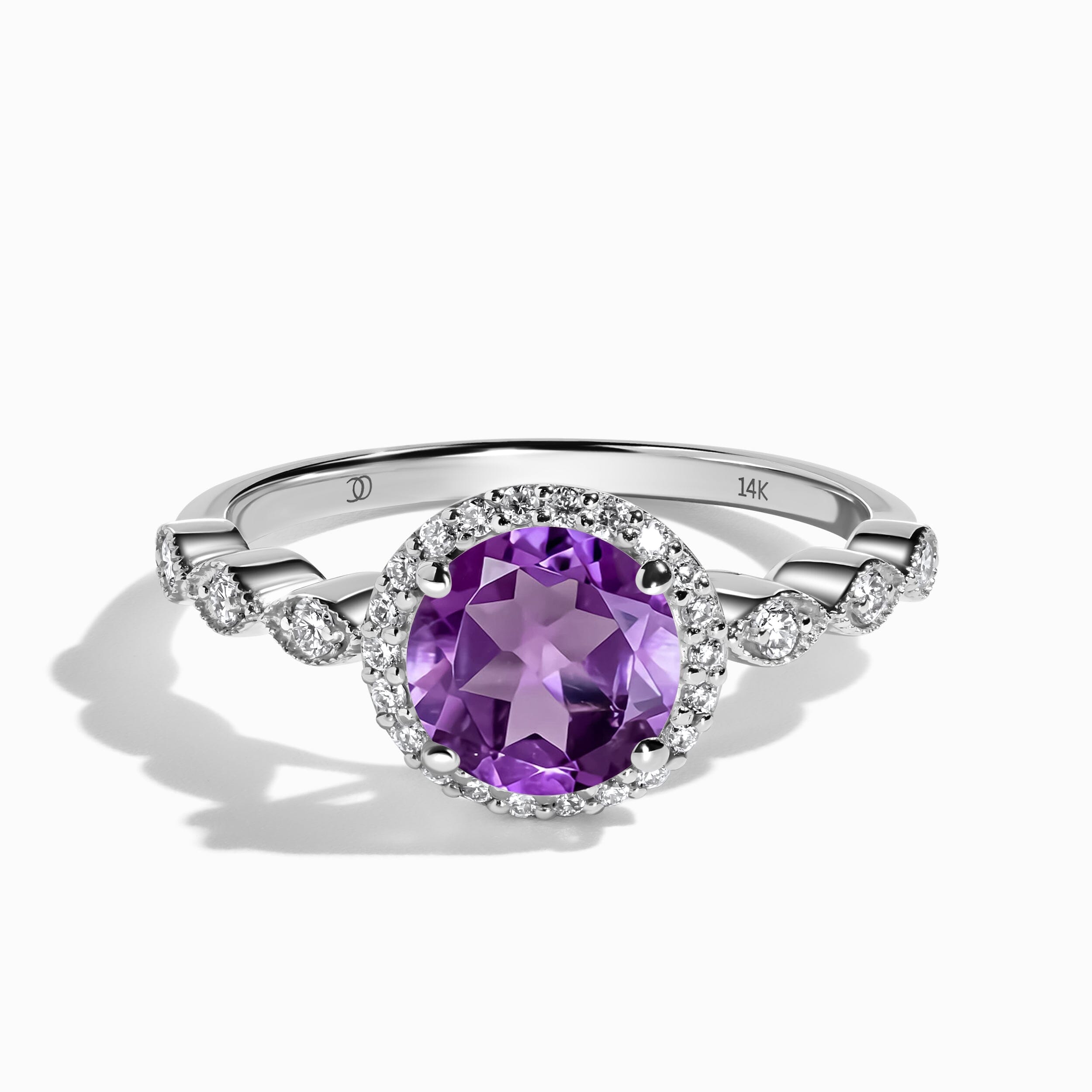 Amethyst Lab Diamond Ring - Soulmate、mySite、hinf8tx79