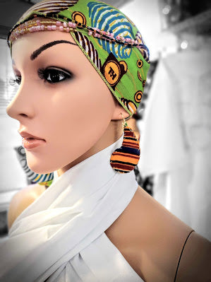 Elsie Kente African Print EArrings-DP3227ER5、mySite、solidvoid