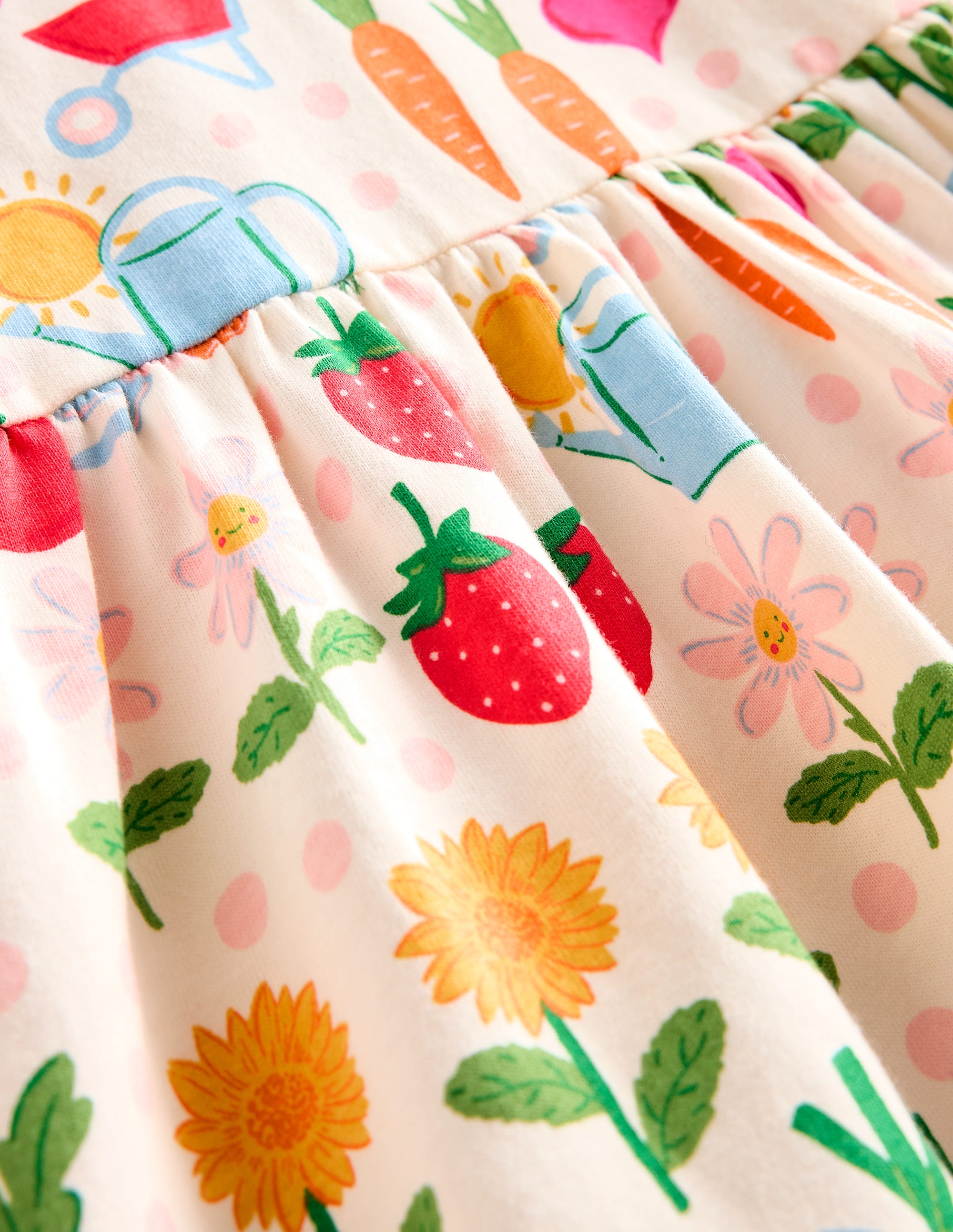  Short-sleeved Fun Jersey Dress-Multi Grow Your Own、mySite、ashleygrahame