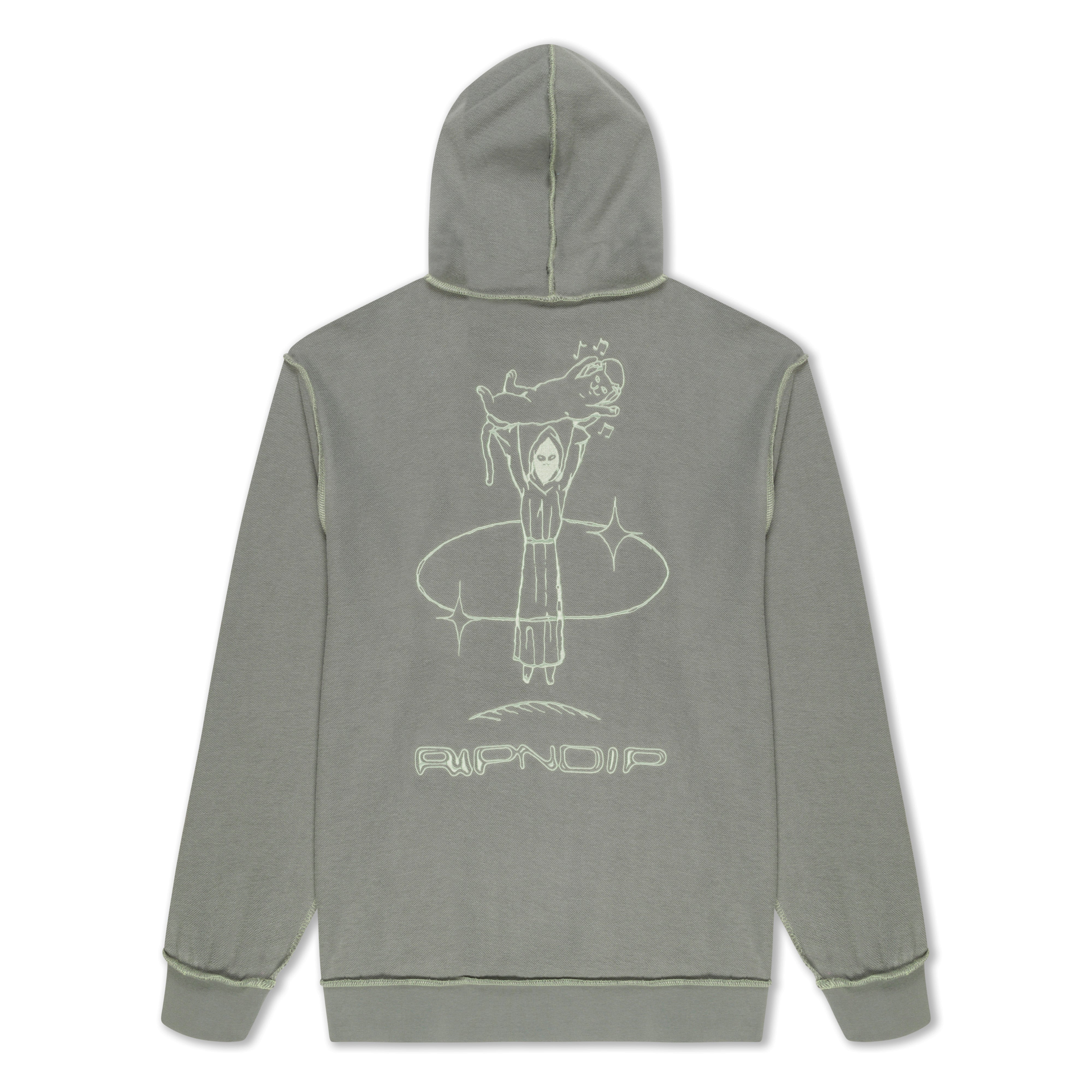  Saturn Reverse Stitch Fleece Hoodie (Steel Grey)、mySite、merchandisen