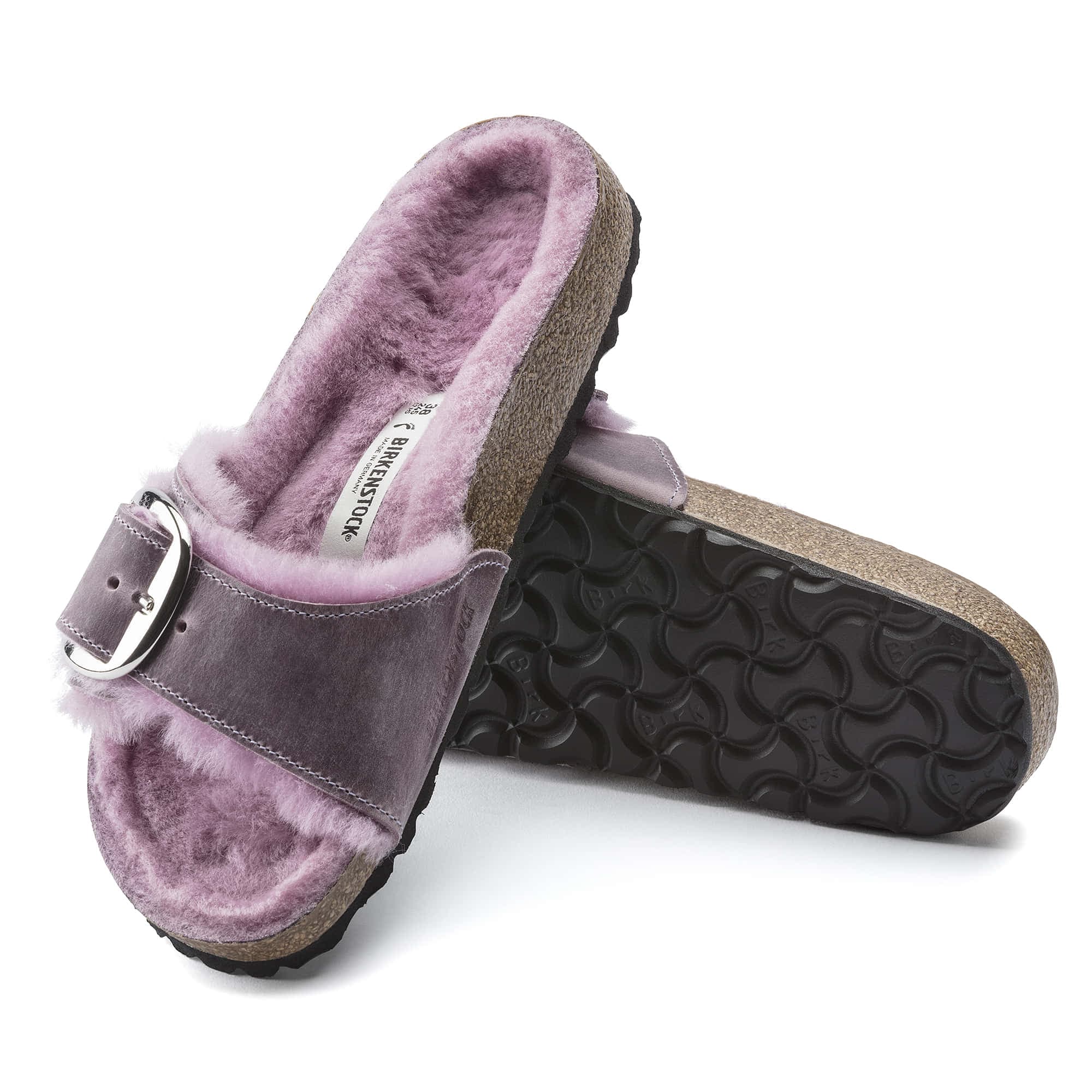 Madrid Big Buckle Shearling Oiled Leather、mySite、gtrtttuynbv