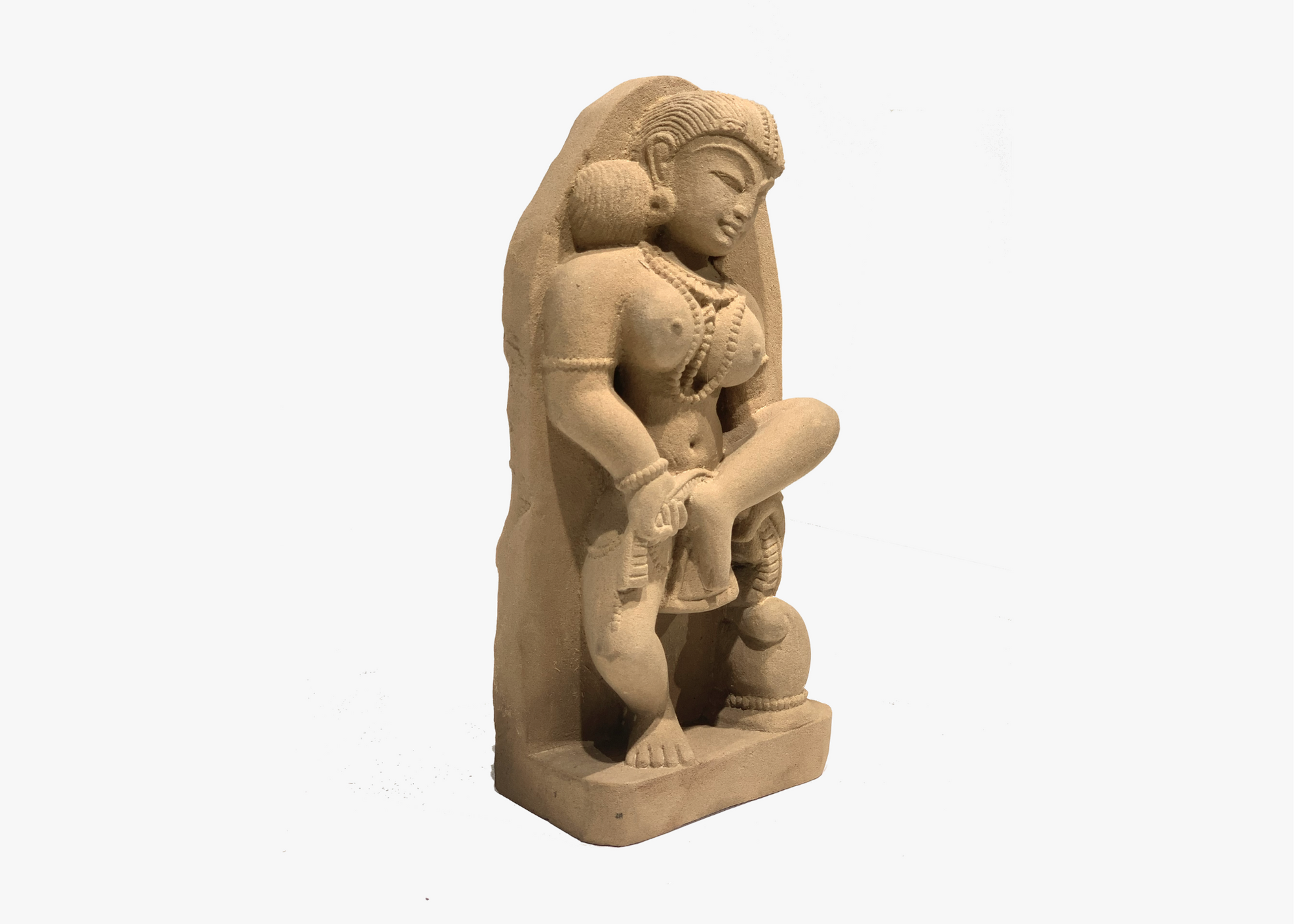 Khajuraho Lady - Sandstone (Medium, 29cm)、mySite、topwebapps