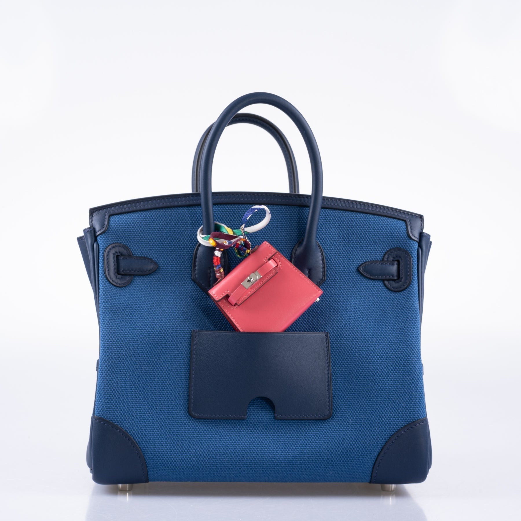 Hermès Cargo Birkin 25 Blue Egee Toile Goeland & Navy Swift Palladium Hardware、mySite、garminoutage.com