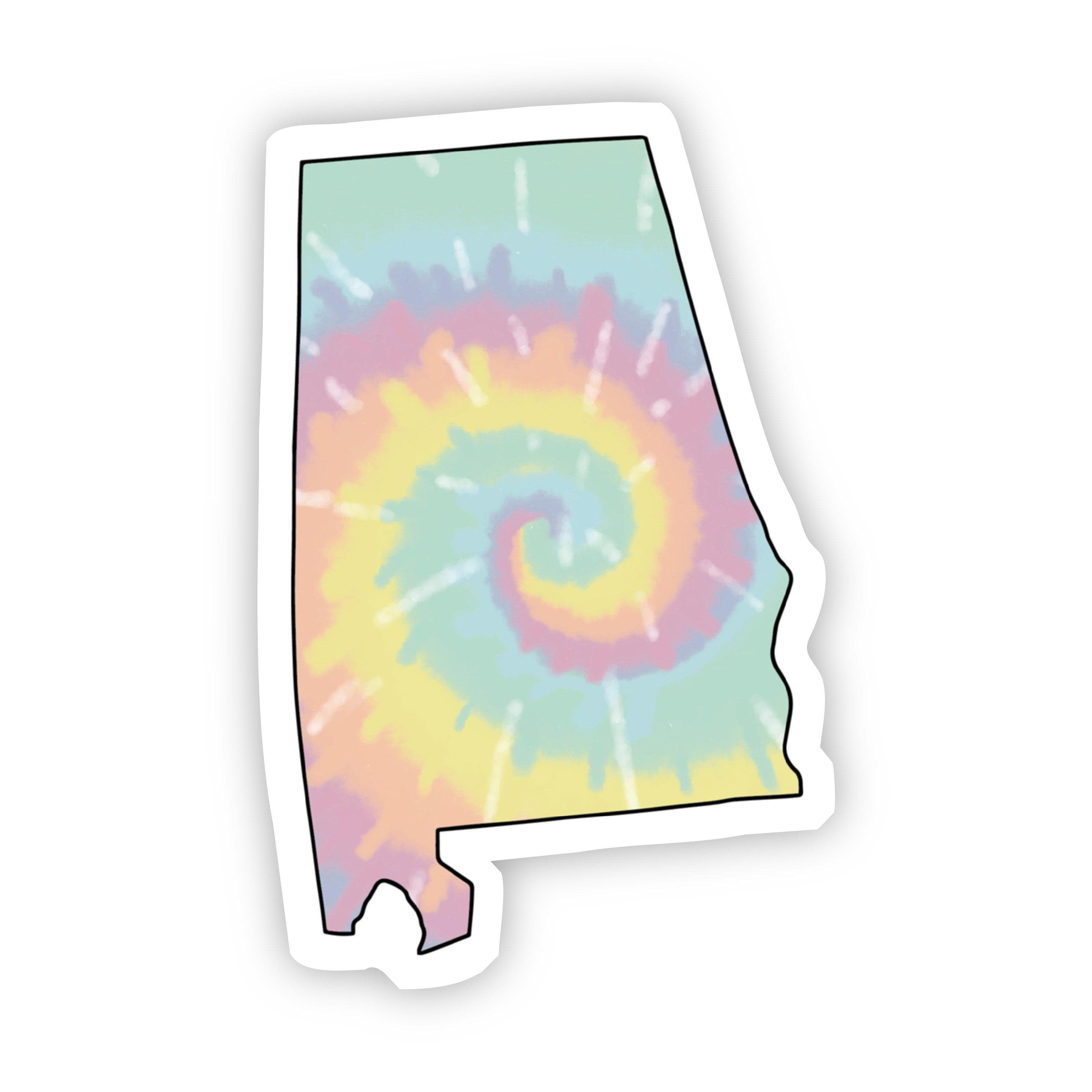  Alabama Tie Dye Sticker、mySite、elrpsem3k