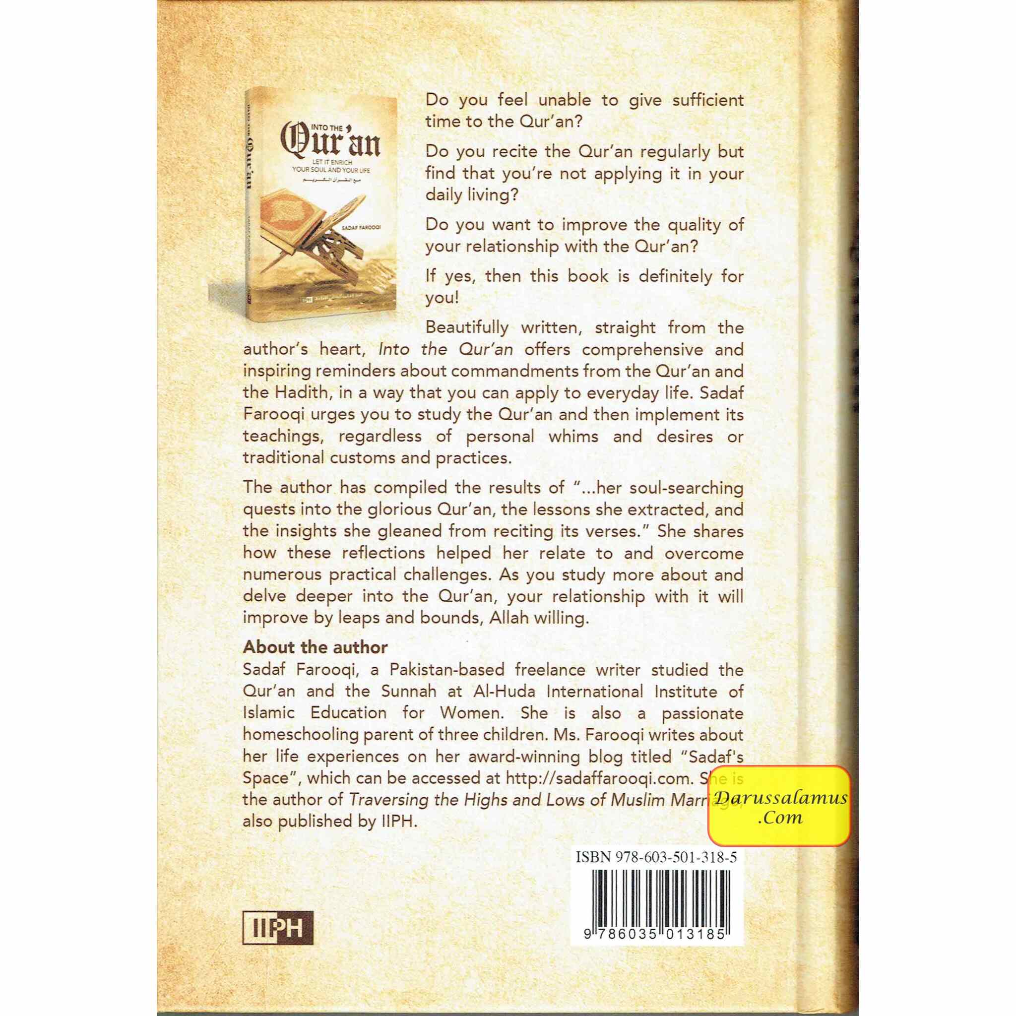 Into the Qur'an: Let It Enrich Your Soul and Your Life By Sadaf Farooqi、mySite、topwebapps