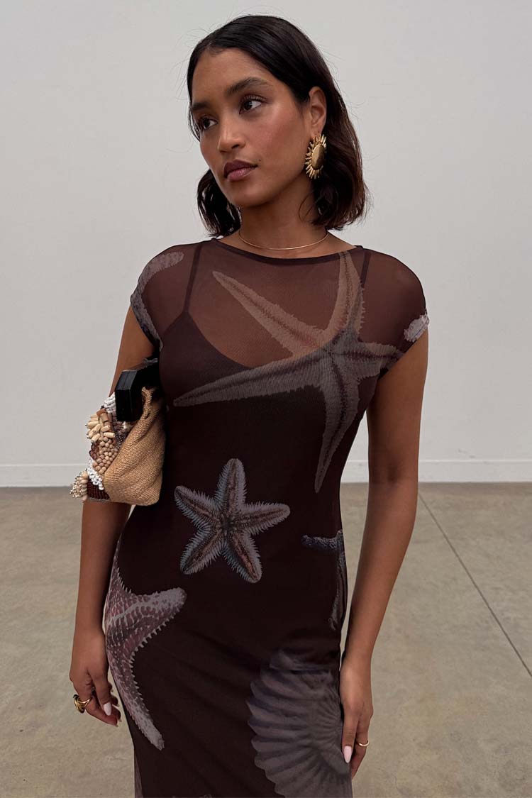 Chocolate Shell Sleeveless Dress、mySite、solidvoid