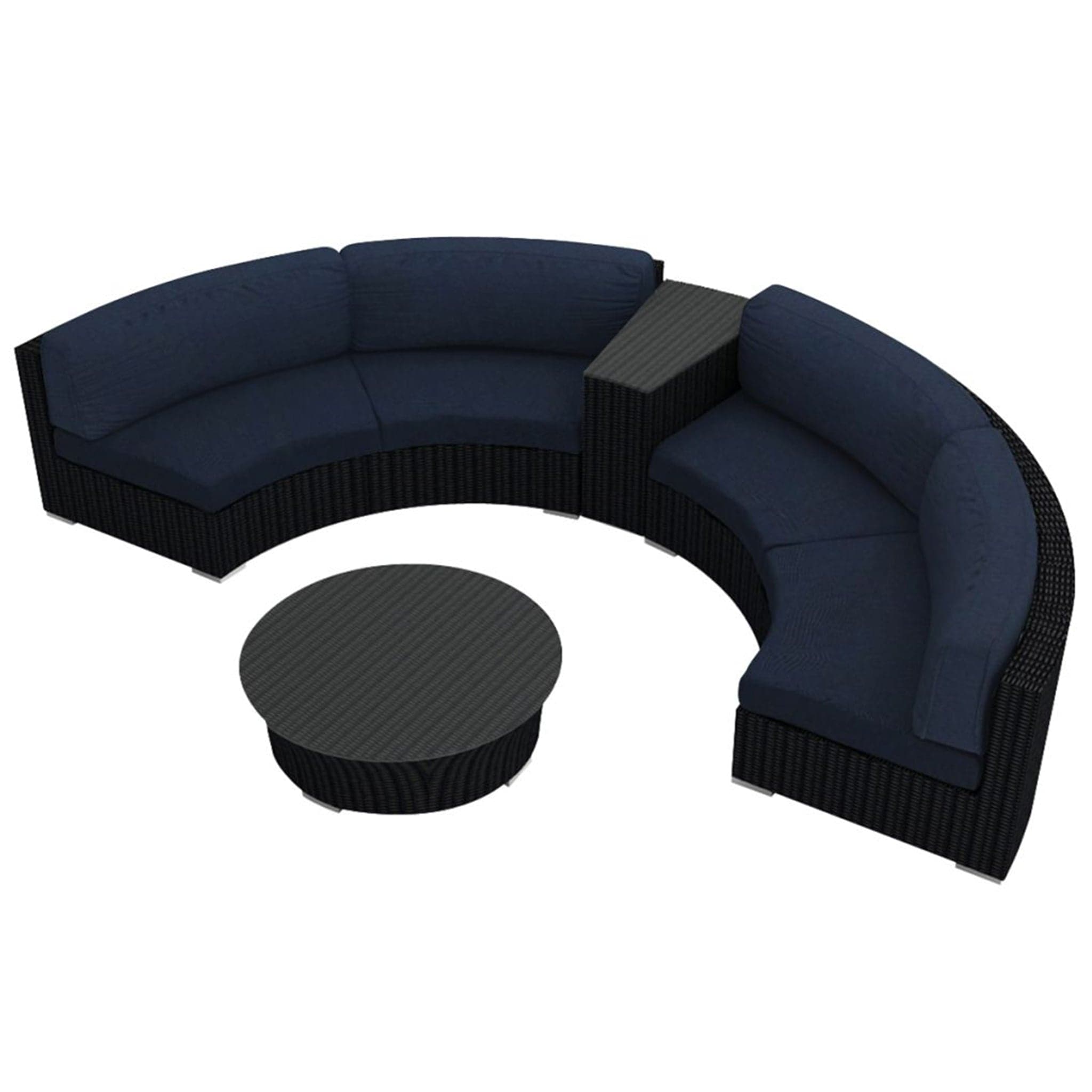 Urbana 4 Piece Curve Sectional Set、mySite、neckold