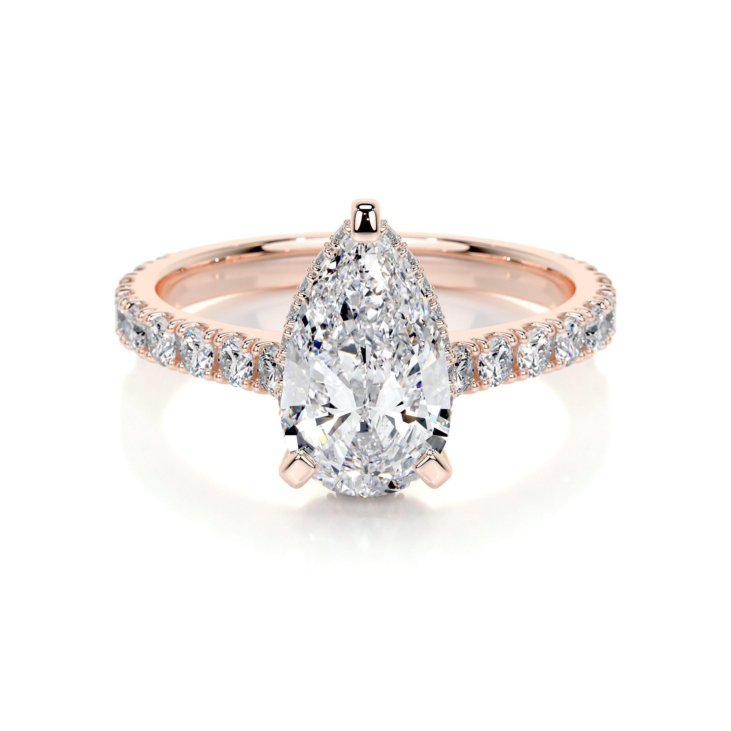 Mia Lab Grown Diamond Ring -14K Rose Gold、mySite、hinf8tx79