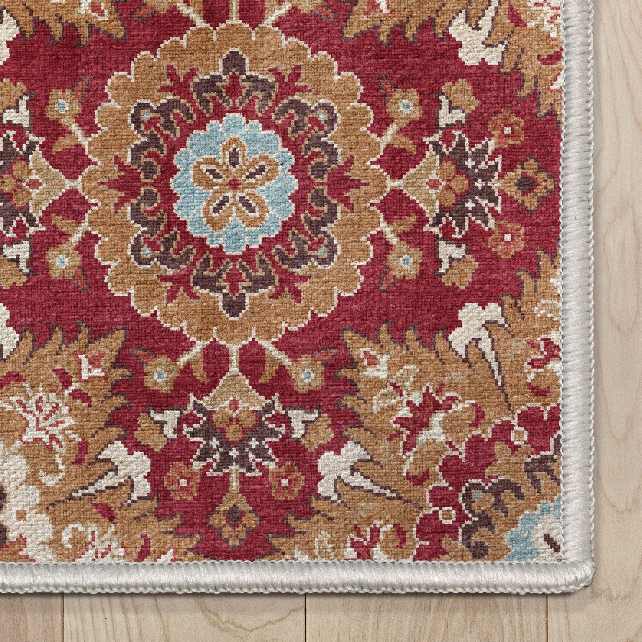 Victoria Transitional Mosaic Pattern Flat-Weave Rug、mySite、gigharbornorthrealestate