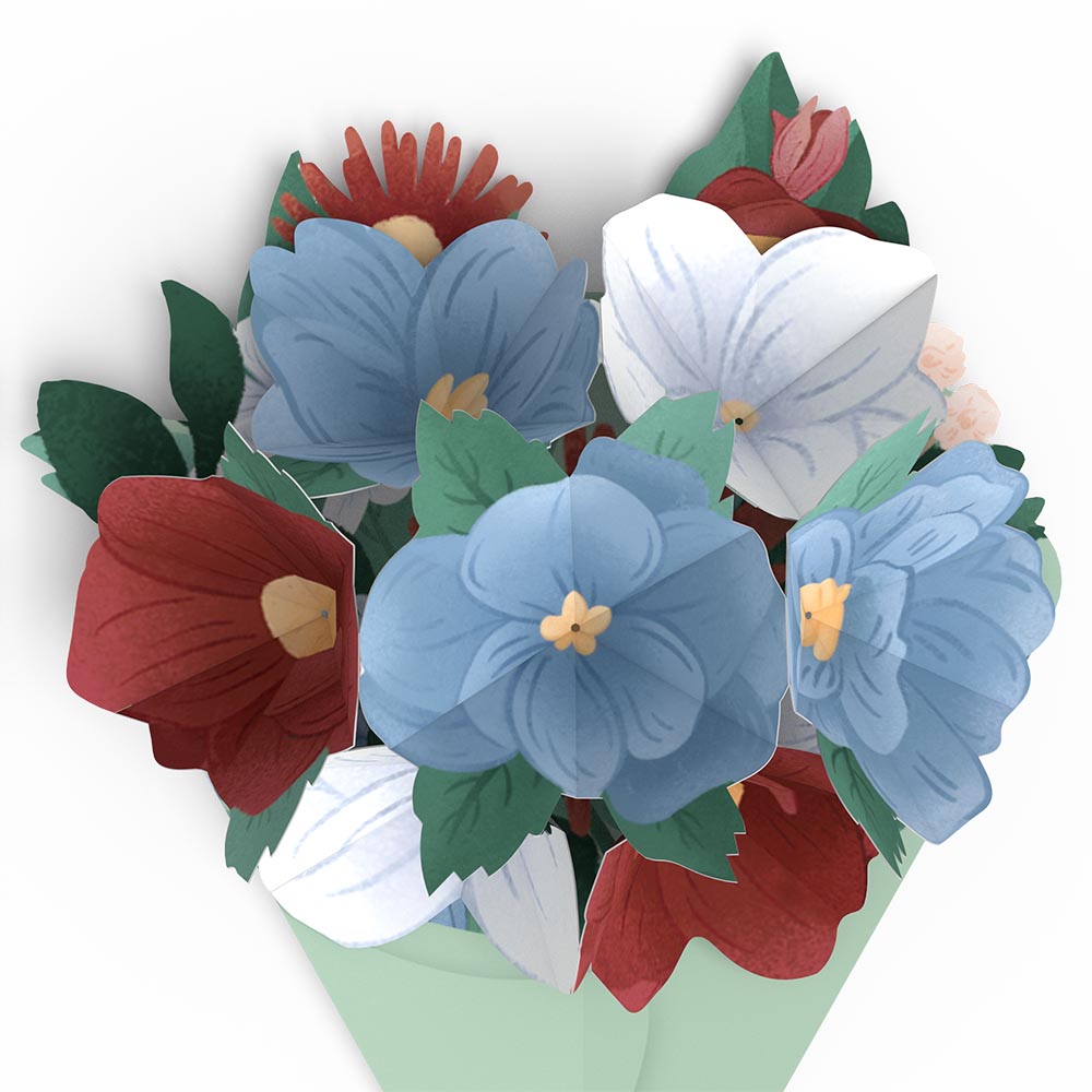 Frosted Floral Little Blooms (Notecard 5-Pack)、mySite、solidvoid