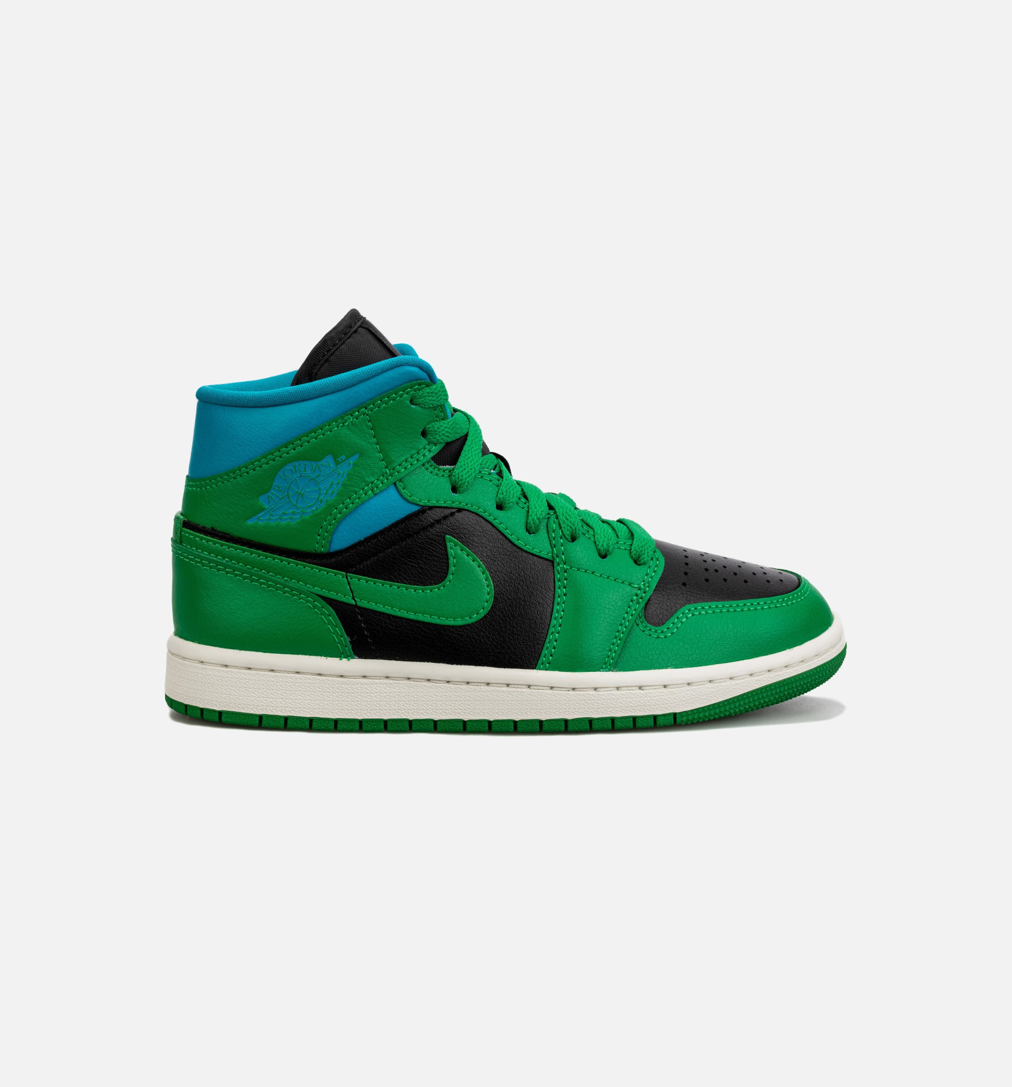 Air Jordan 1 Retro Mid Womens Lifestyle Shoe - Green/Blue、mySite、dreamappss