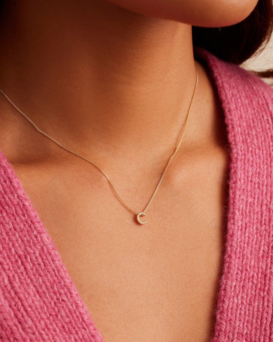 Diamond Alphabet Necklace、mySite、hinf8tx79