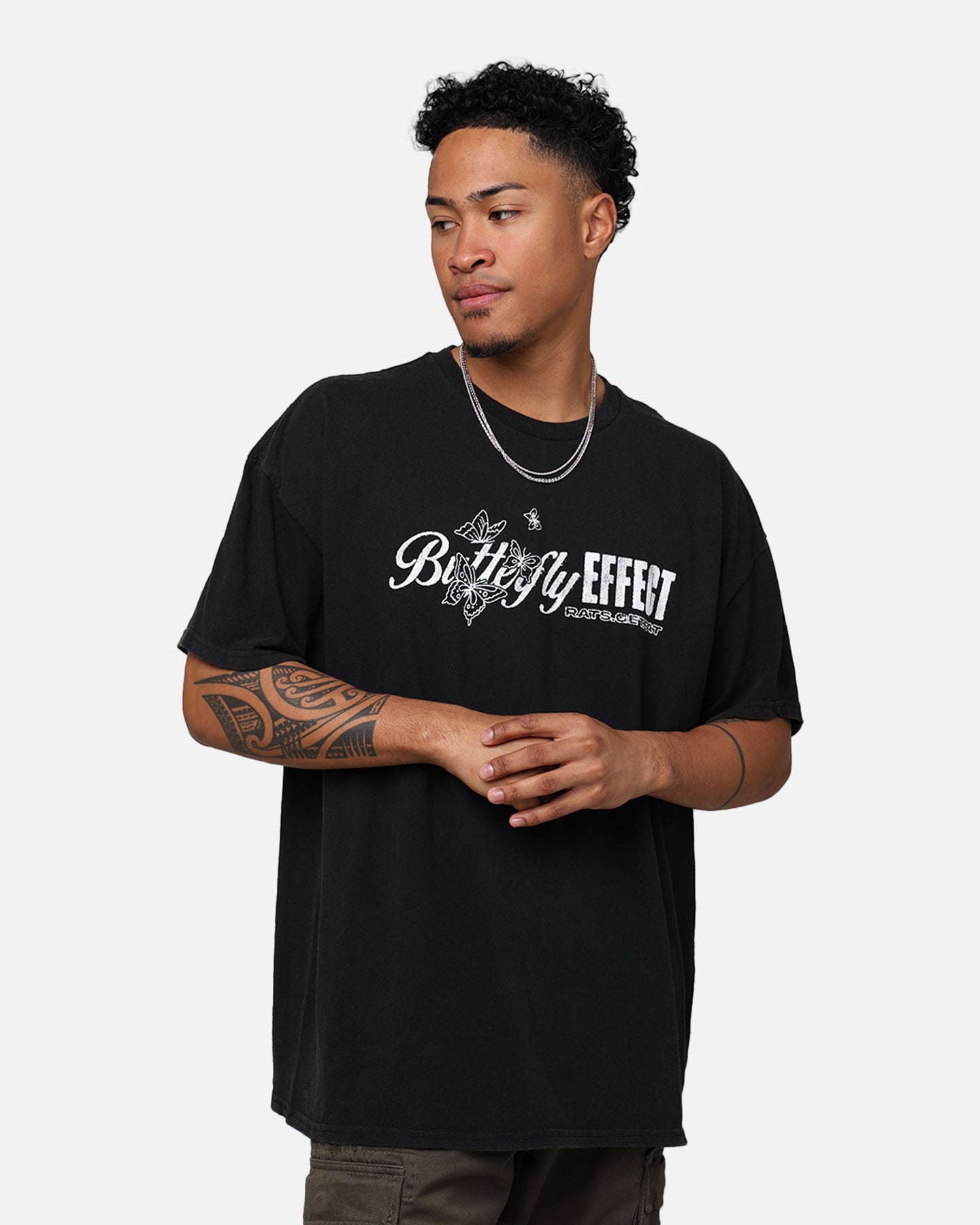 Rats Get Fat Butterfly Effect T-Shirt Black Wash、mySite、zt4zffjzw
