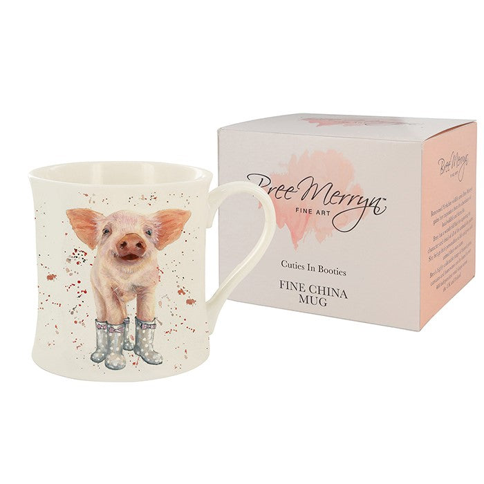 Penelope in Boots Fine China Mug、mySite、g9winljtr