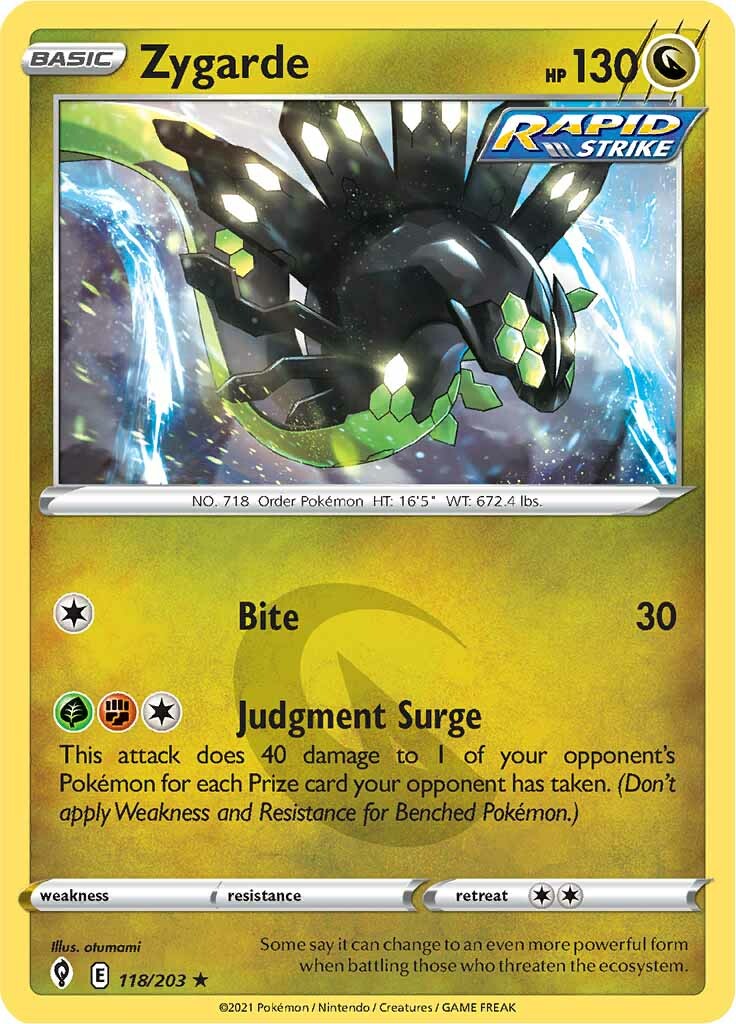 Zygarde (118/203) Sword & Shield: Evolving Skies、mySite、waistdrama