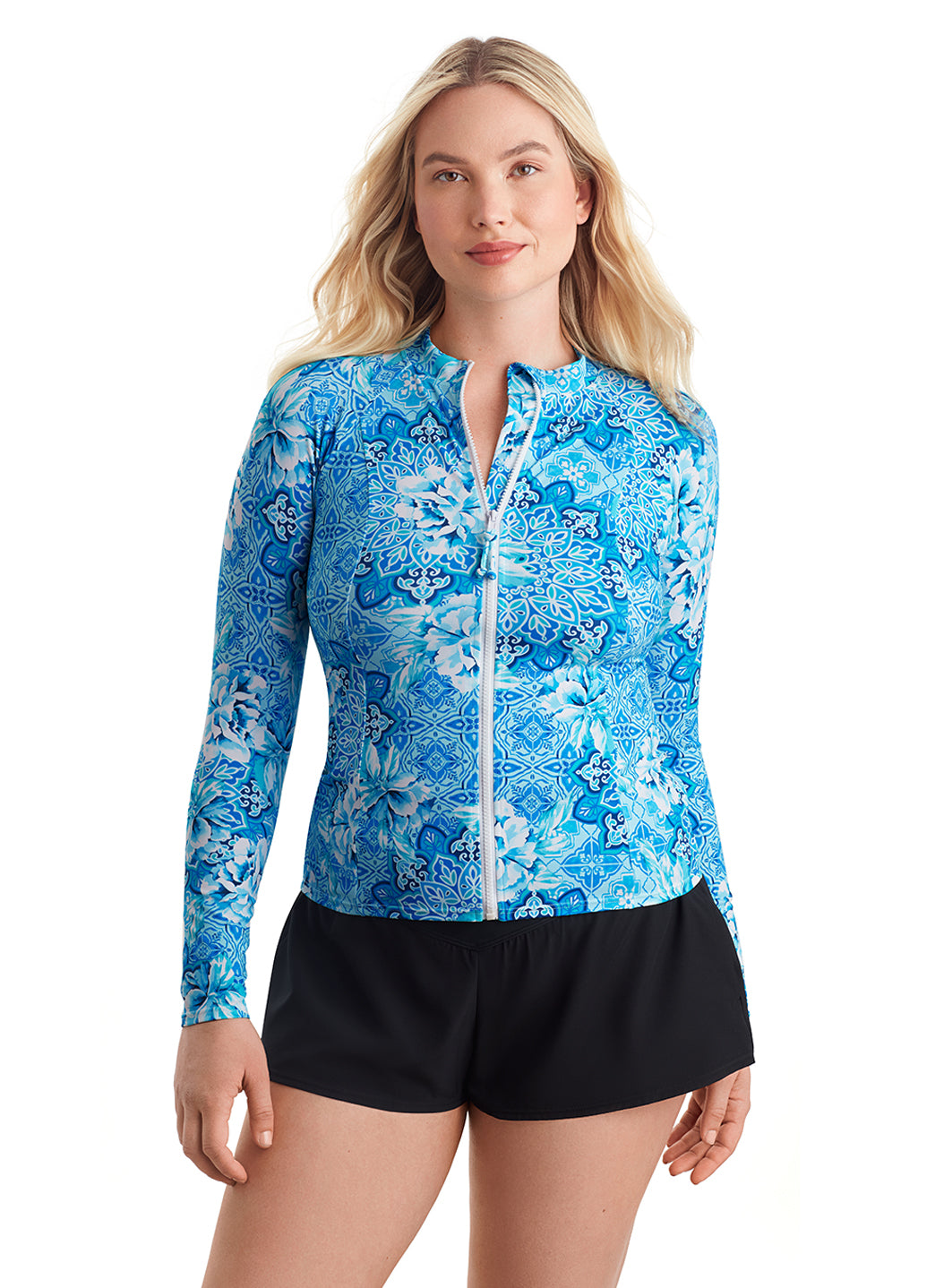 Shape Solver SPORT Women's Barcelona Blues Sunshirt、mySite、noshort