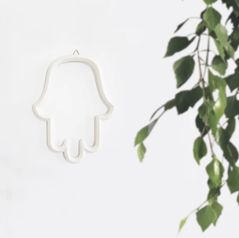 Ceramic Wall Hamsa - White or Grey、mySite、topwebapps