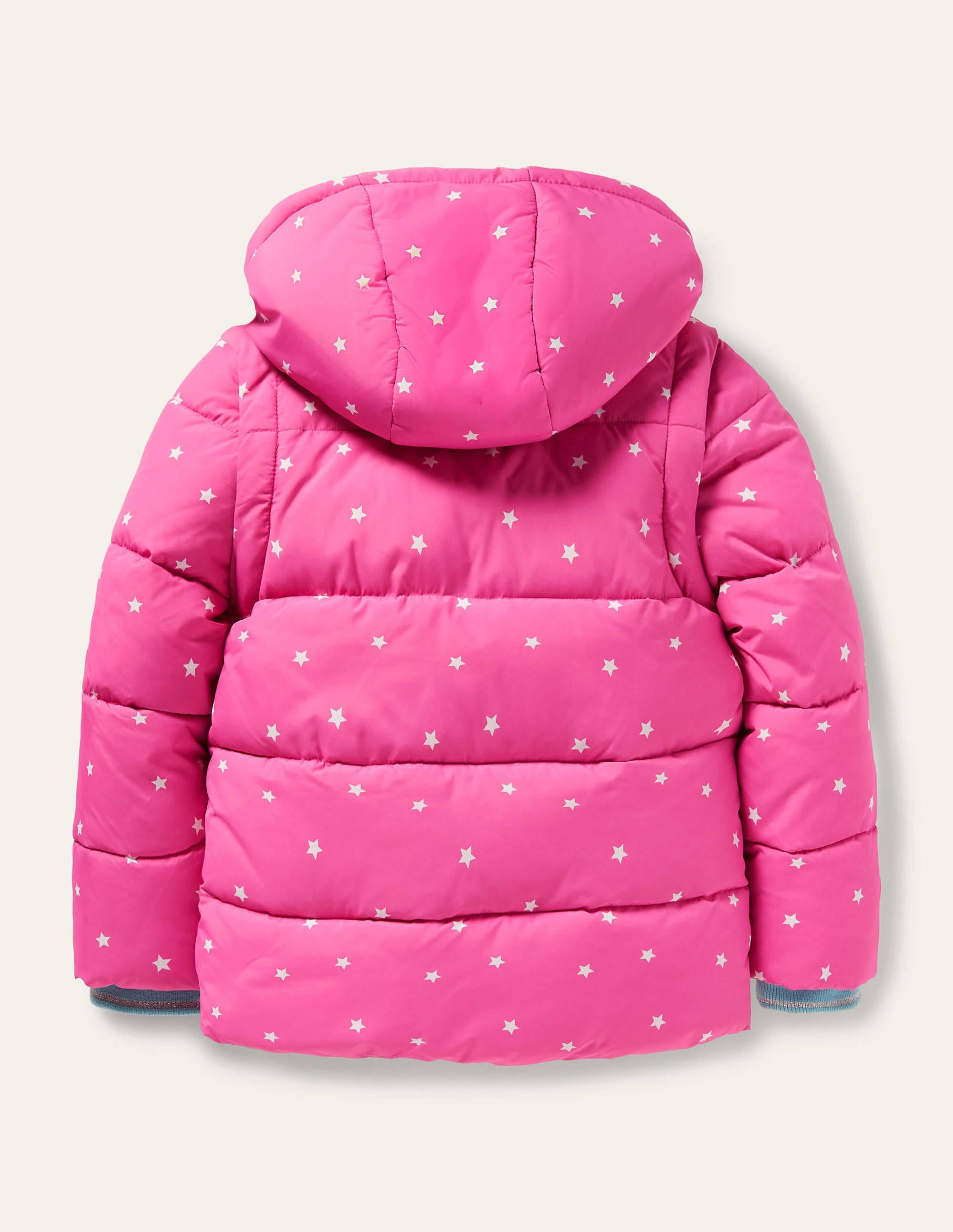  Cosy 2 in 1 Padded Jacket-Tickled Pink Confetti Star、mySite、ashleygrahame