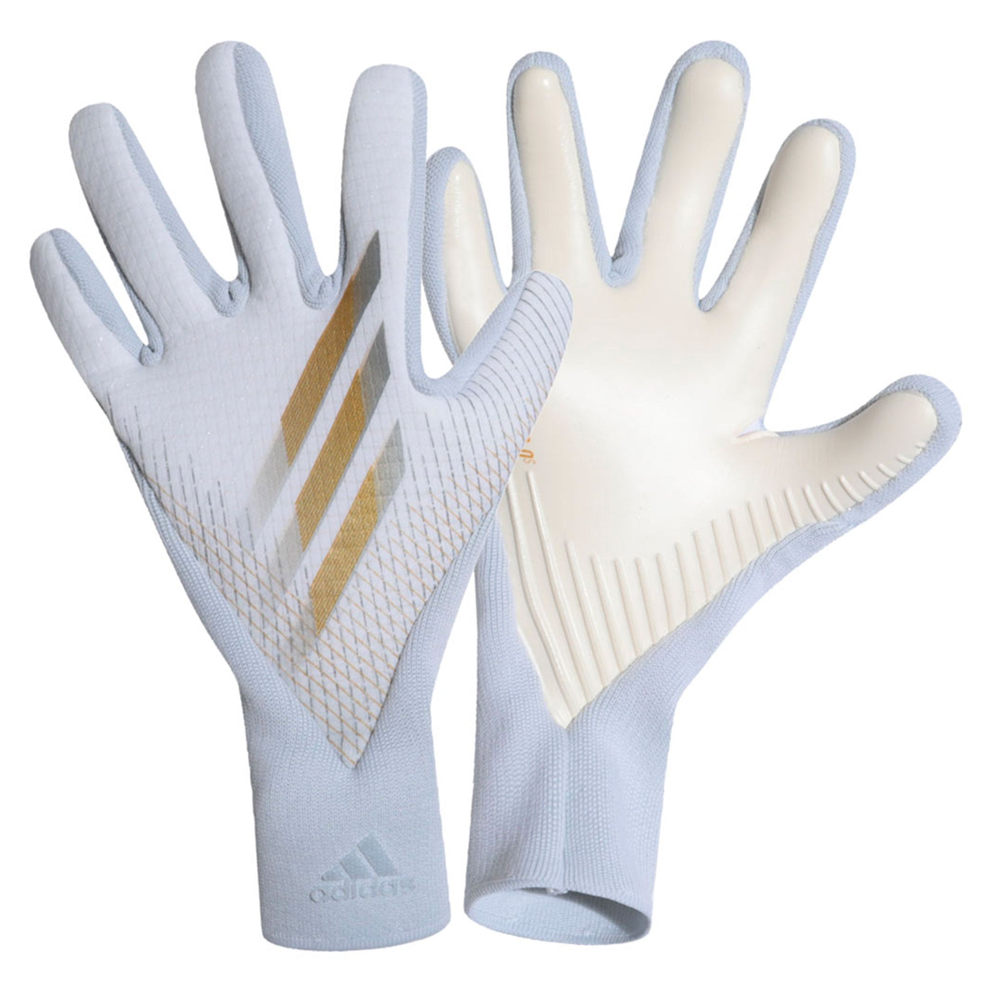 adidas Men's X GL Pro Goalkeeper Gloves White/Gold、mySite、noshort