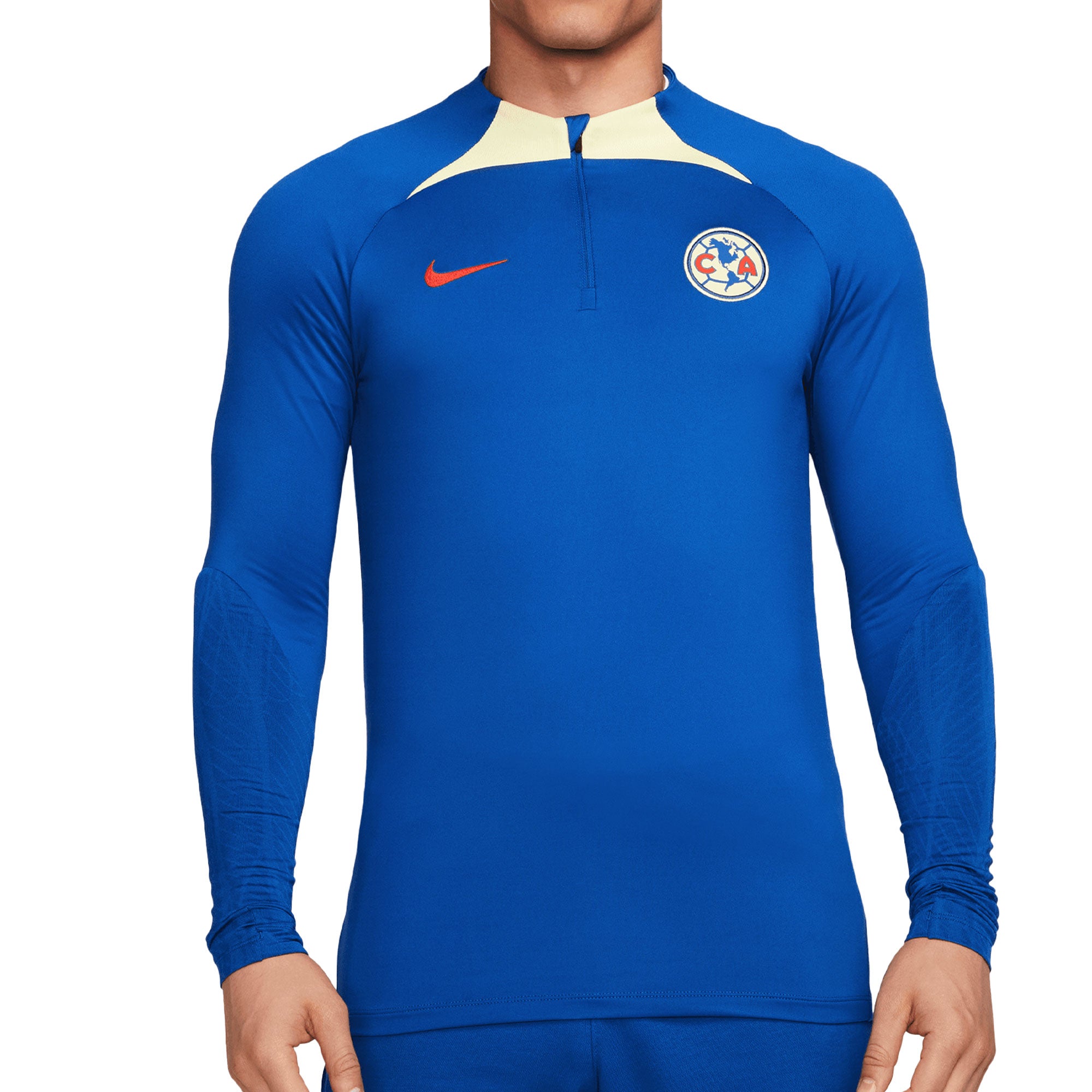 Nike Men's Club America 2023/24 Strike Drill Top Blue/Red、mySite、noshort