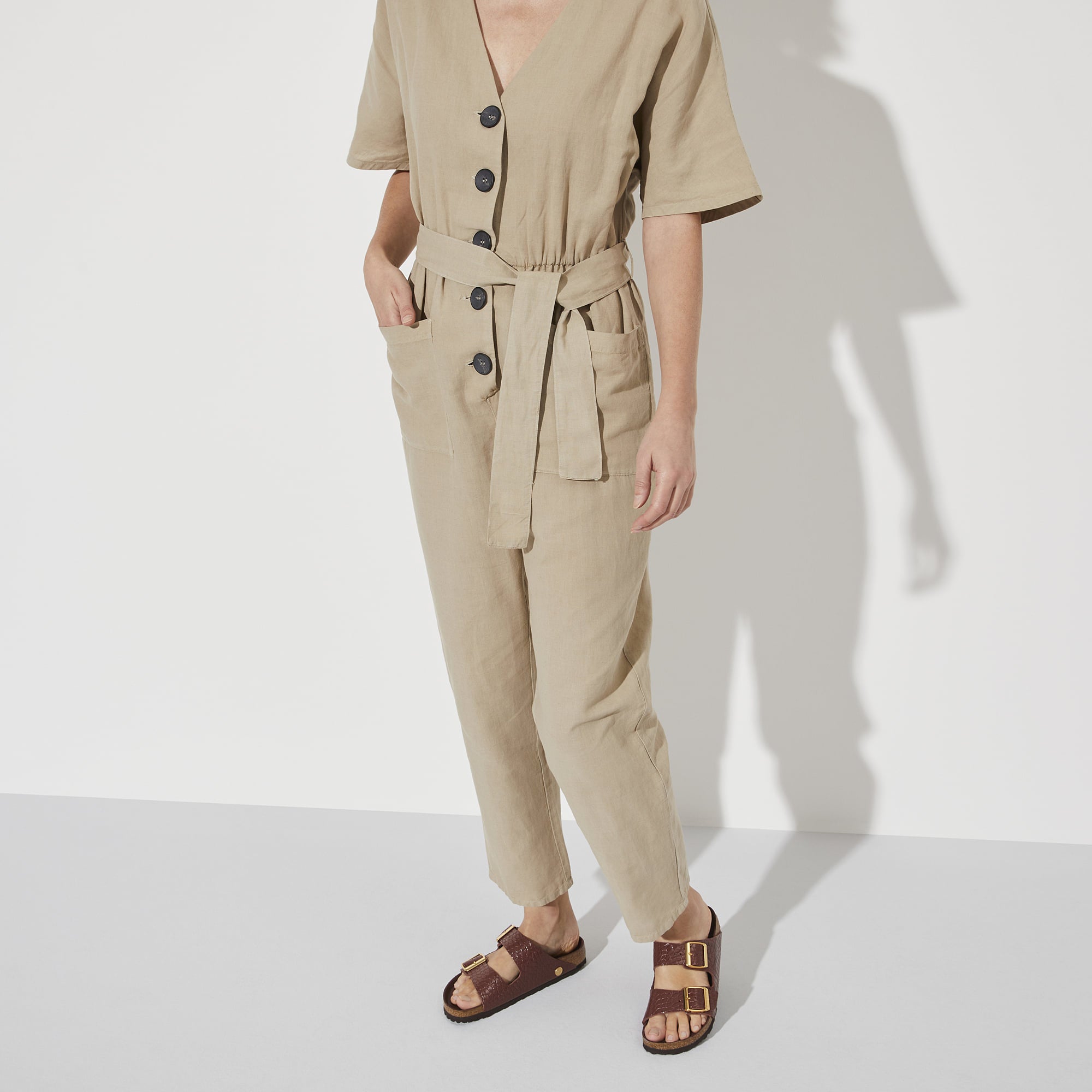 Arizona Rivet Logo Embossed Natural Leather、mySite、gtrtttuynbv