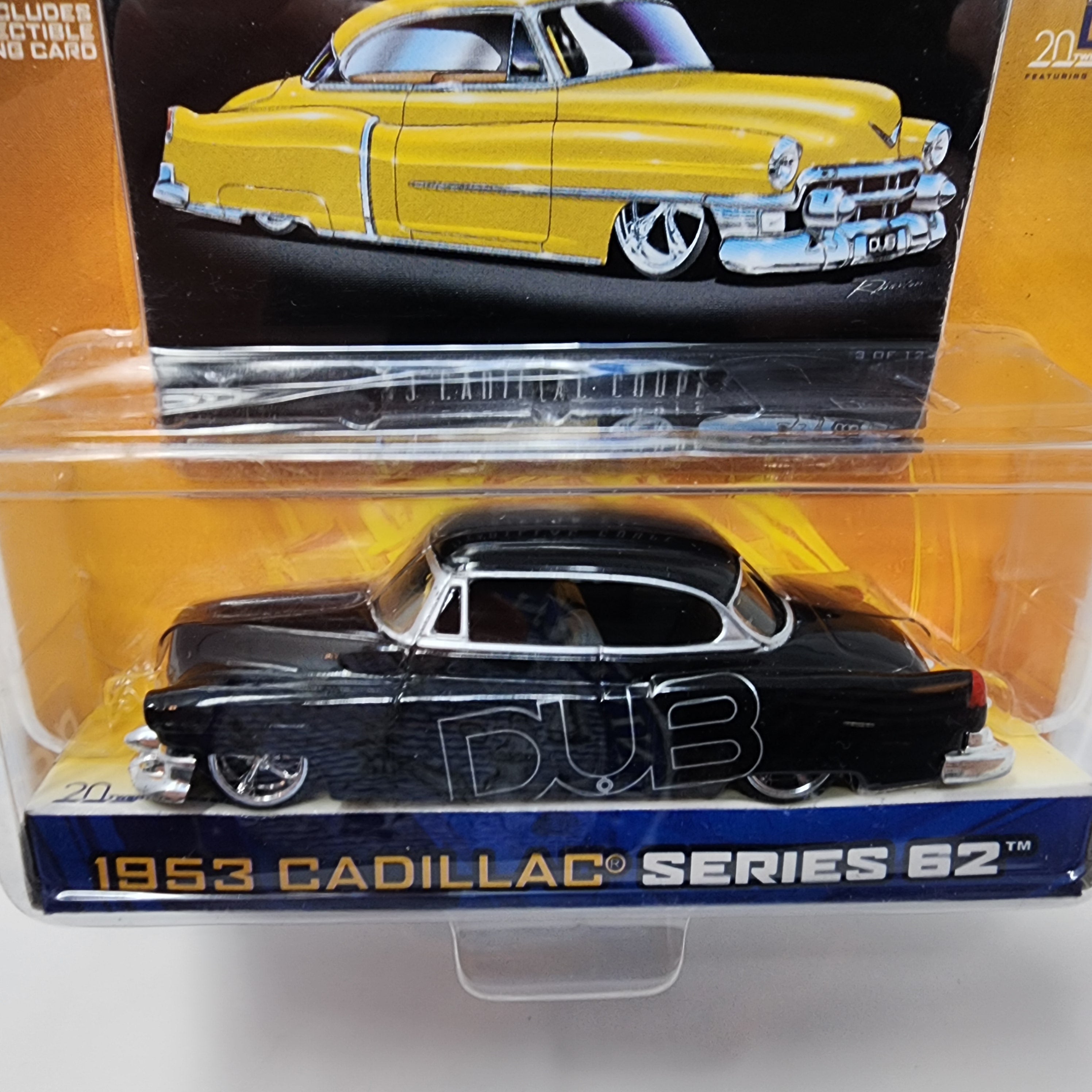 1953 Cadillac Series 62 * Black * Jada Toys 1:64 Scale Dub City Oldskool、mySite、hgirdovlk