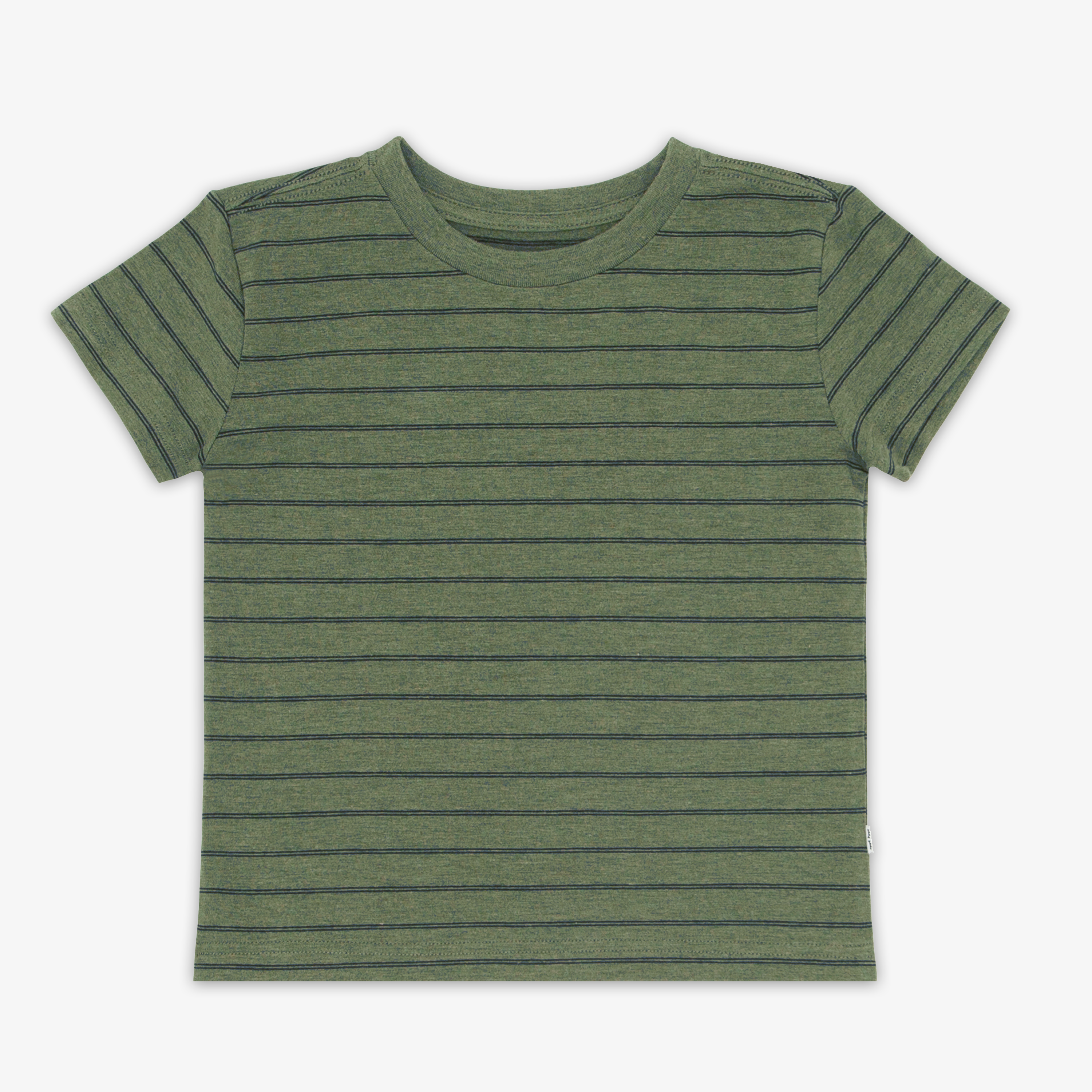  Olive Stripes Short Sleeve Relaxed Tee、mySite、layawaytickets