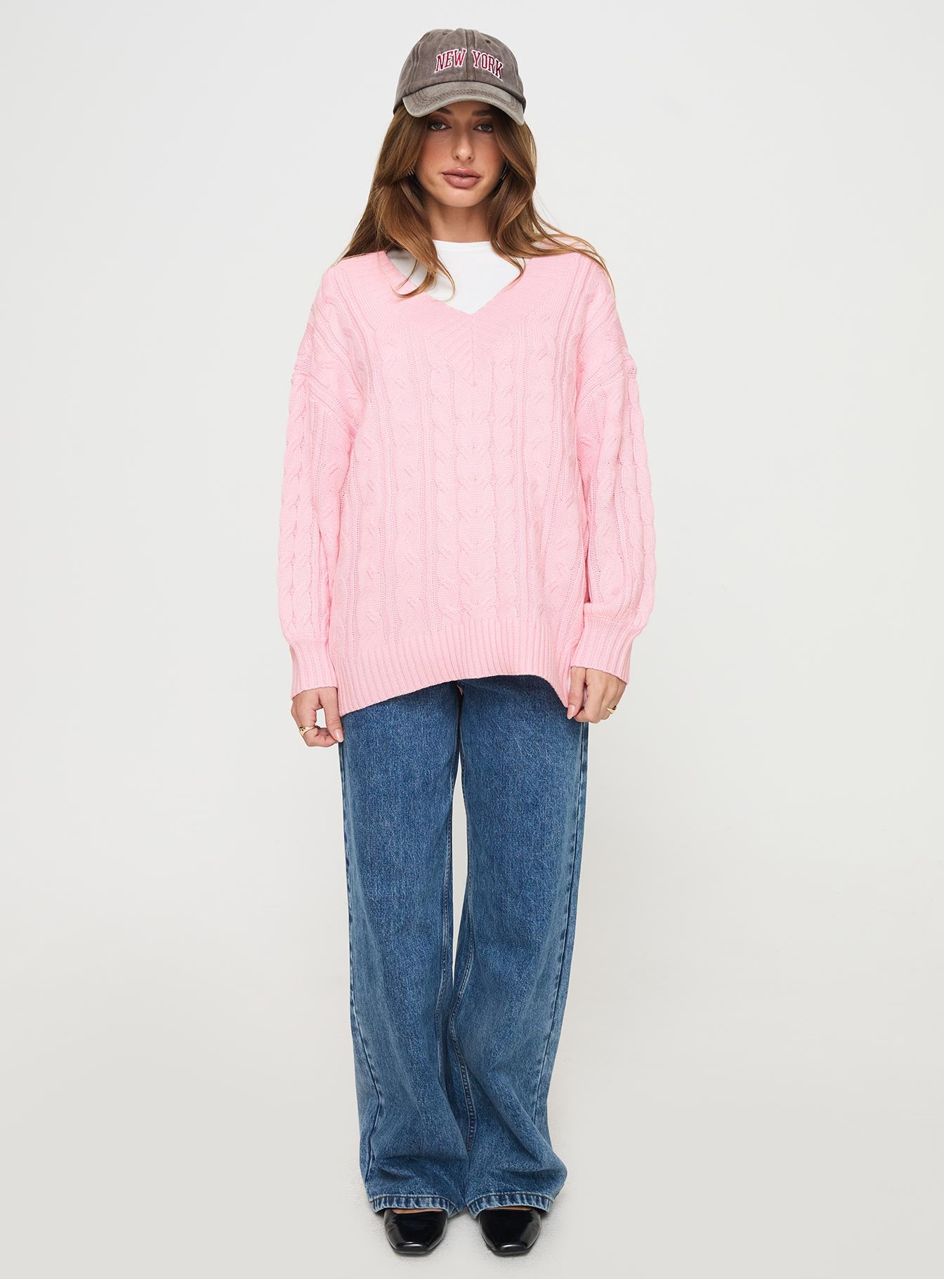 Moldova Knit Sweater Pink、mySite、solidvoid