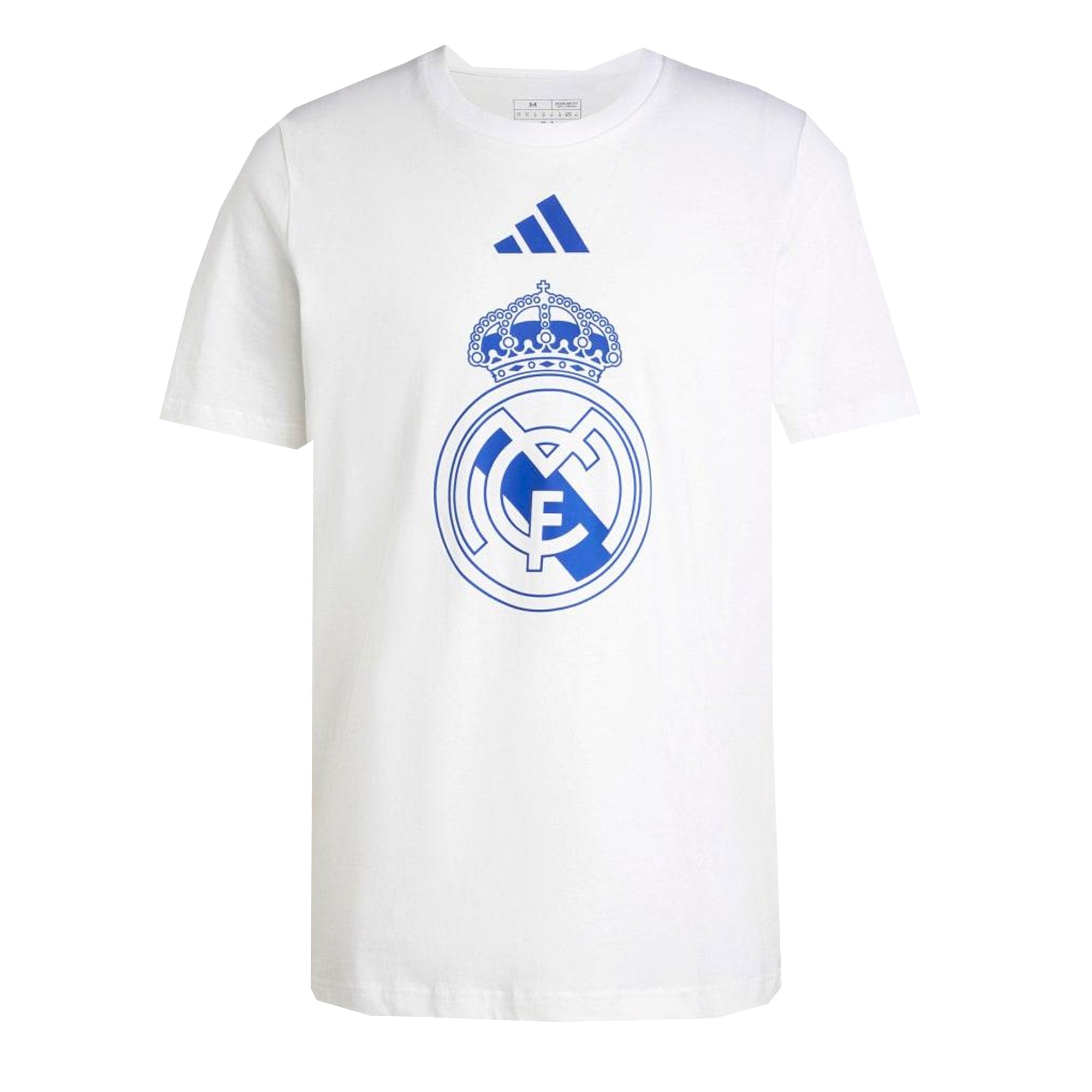 adidas Men's Real Madrid 2024 DNA Tee White、mySite、noshort