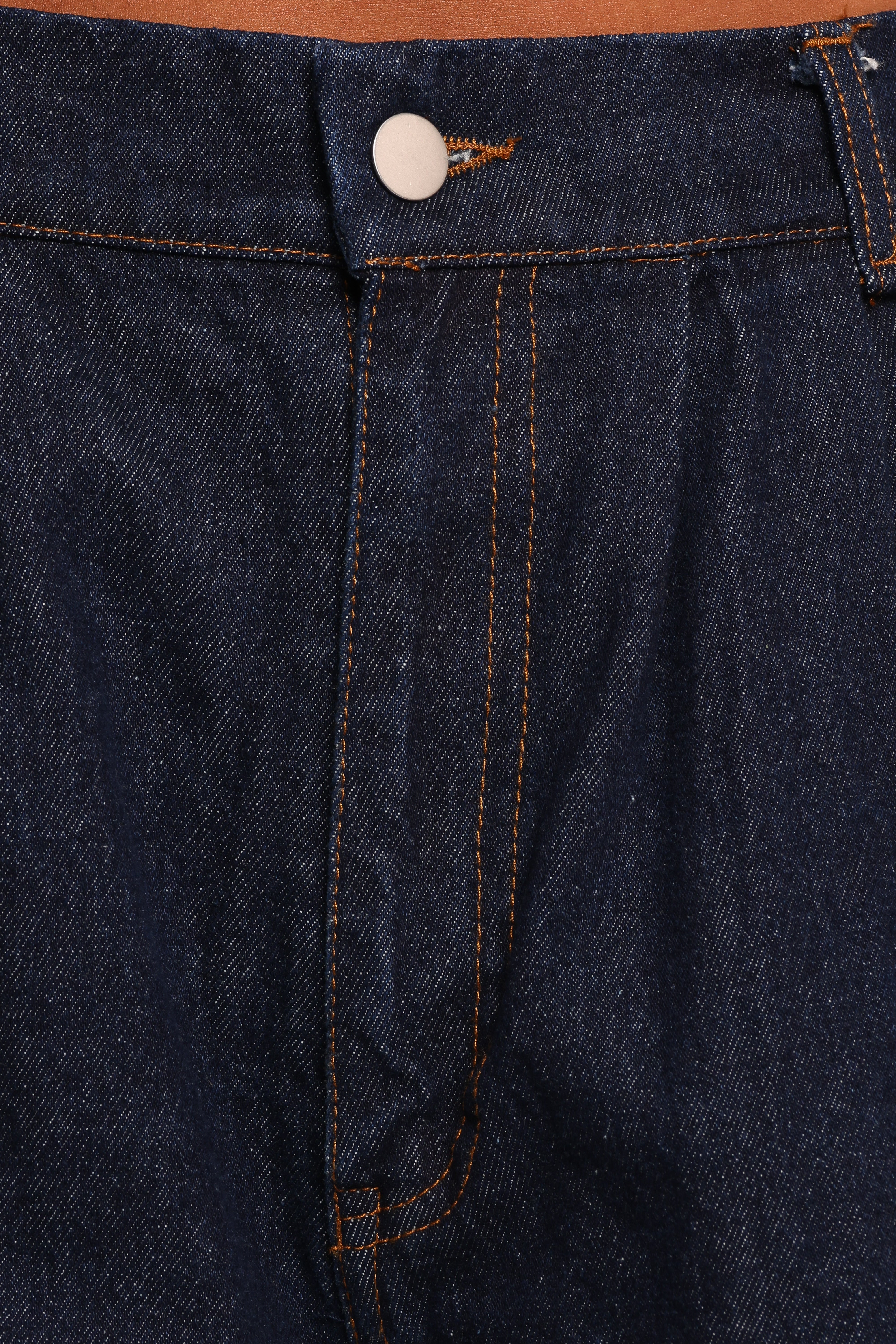  Nylah Pleated Denim Short - Mid Denim、mySite、sugarbowlscore