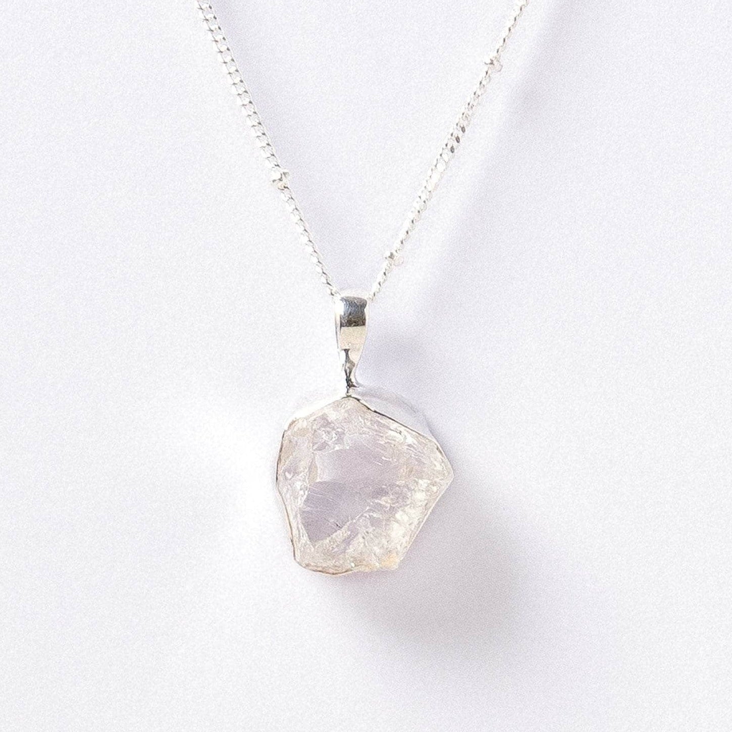Clear Quartz Raw Crystal Necklace、mySite、hinf8tx79