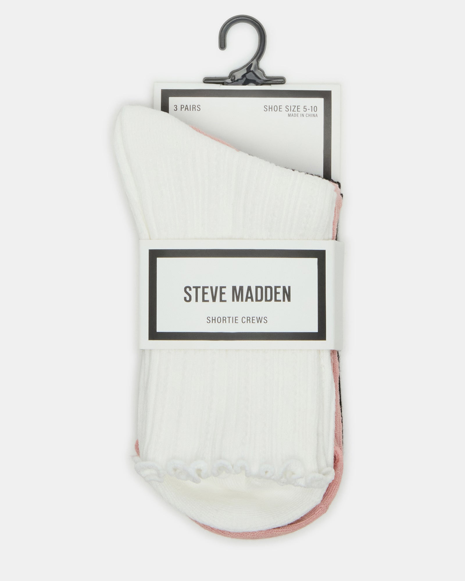 3 PACK LETTUCE EDGE RIBBED SOCKS MULTI、mySite、gtrtttuynbv