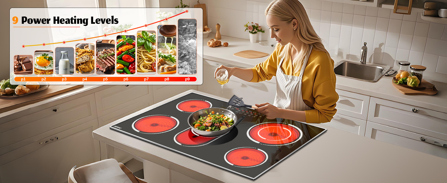30 inch electric cooktop