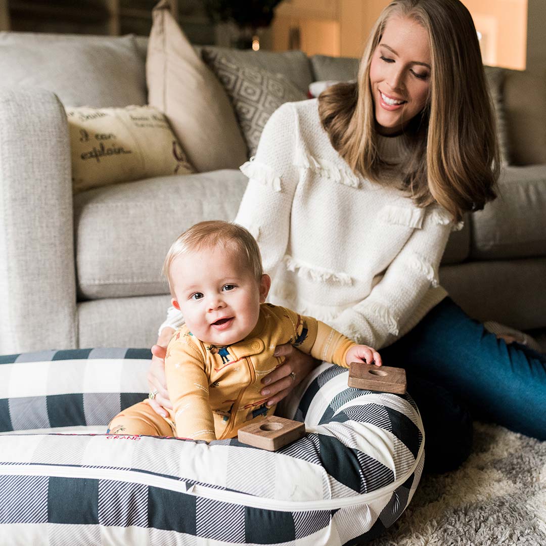  DockATot Grand Cover - Charcoal Buffalo、mySite、merchandisen