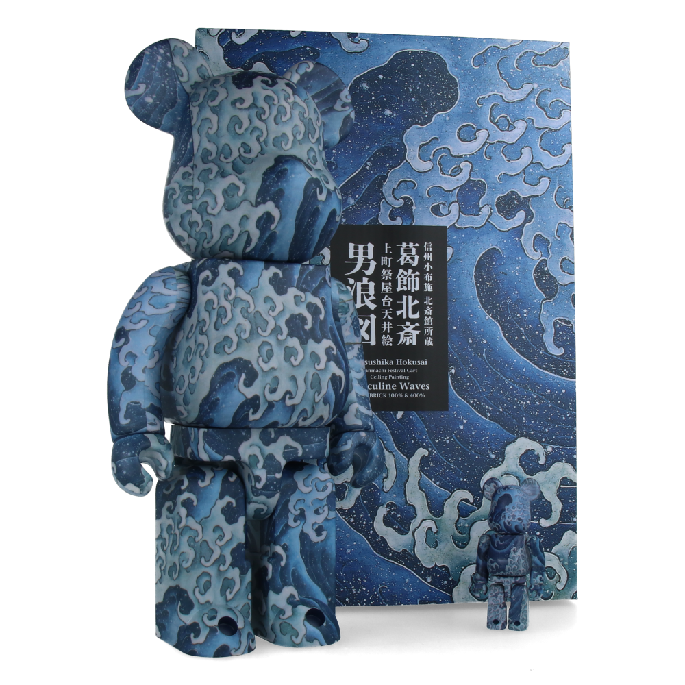  400% + 100% Bearbrick Katsushika Hokusai Kanmachi Matsuri Yatai Tenjo-e Onami、mySite、greenlandpopulation