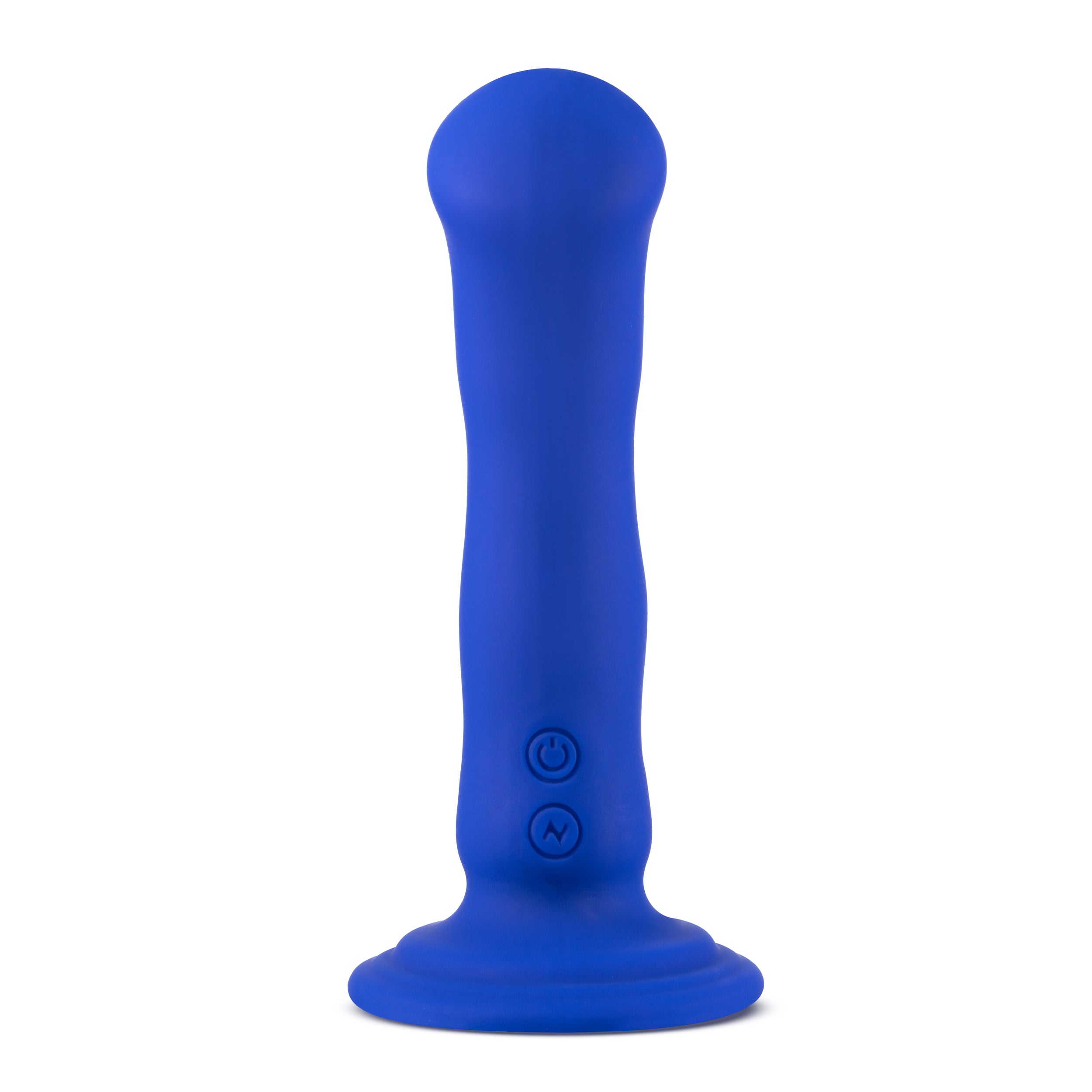 Impressions By Blush® | Santorini G-Spot Blue 6.5-Inch Long Rechargeable Vibrating Dildo With Suction Cup Base、mySite、bottomscart