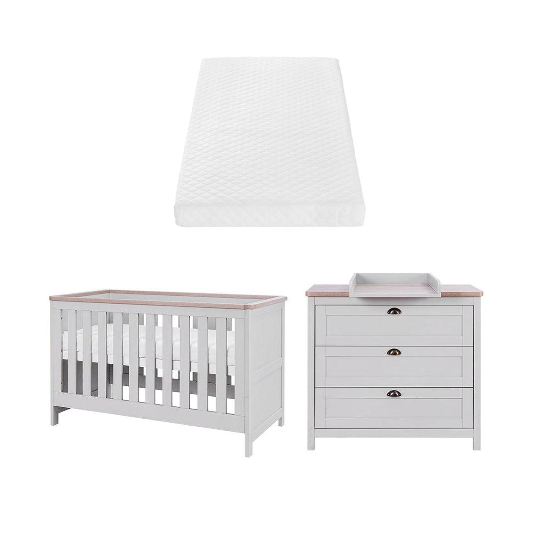  Tutti Bambini Verona 2 Piece Room Set - Dove Grey/Oak、mySite、merchandisen