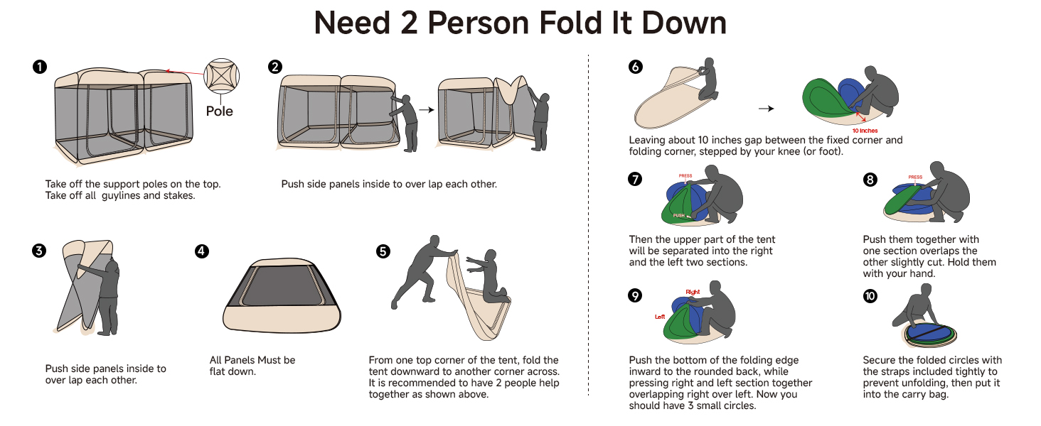 Easy to Assemble Pop Up Tent