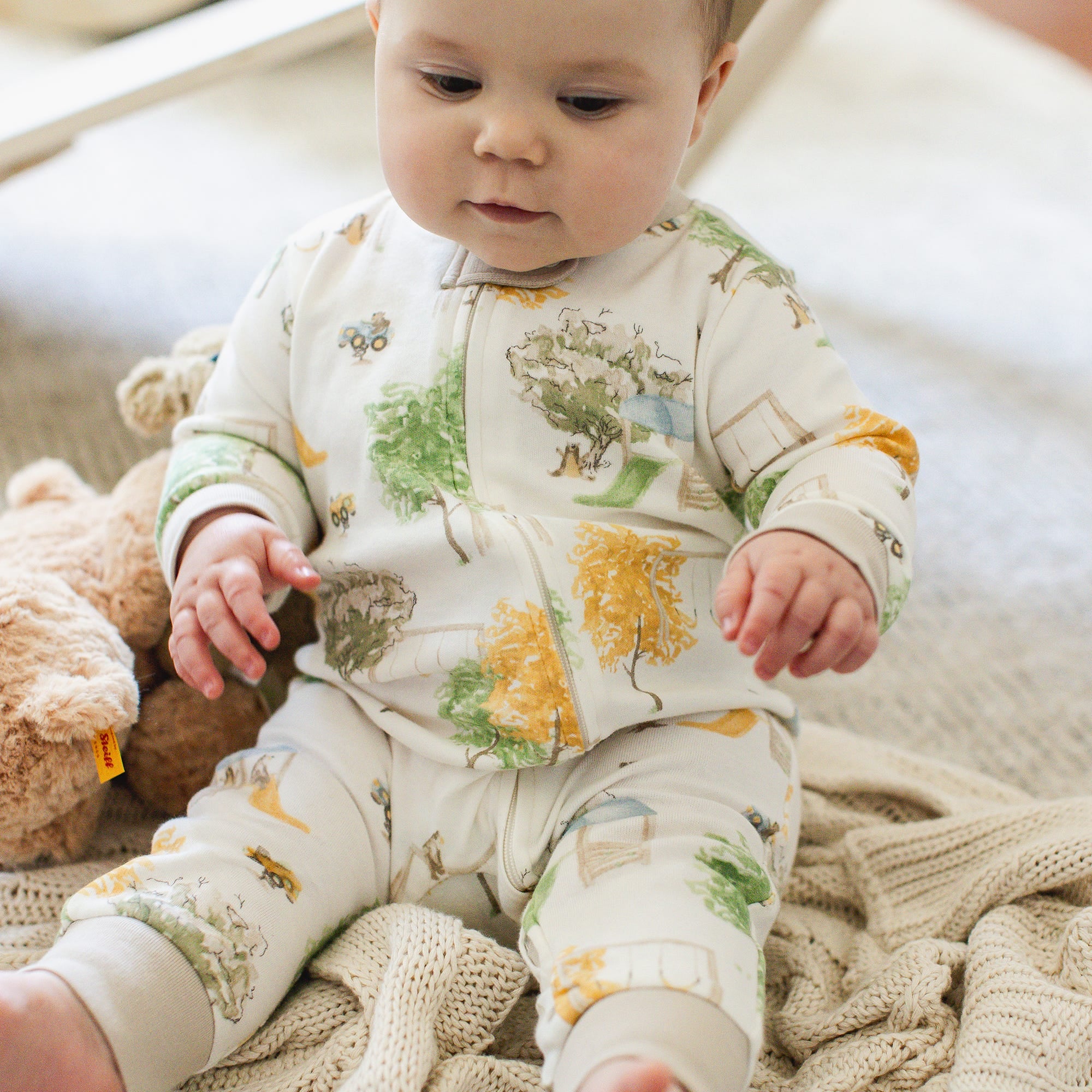 At The Playground Short Sleeve Two-Piece Pajamas、mySite、g9winljtr