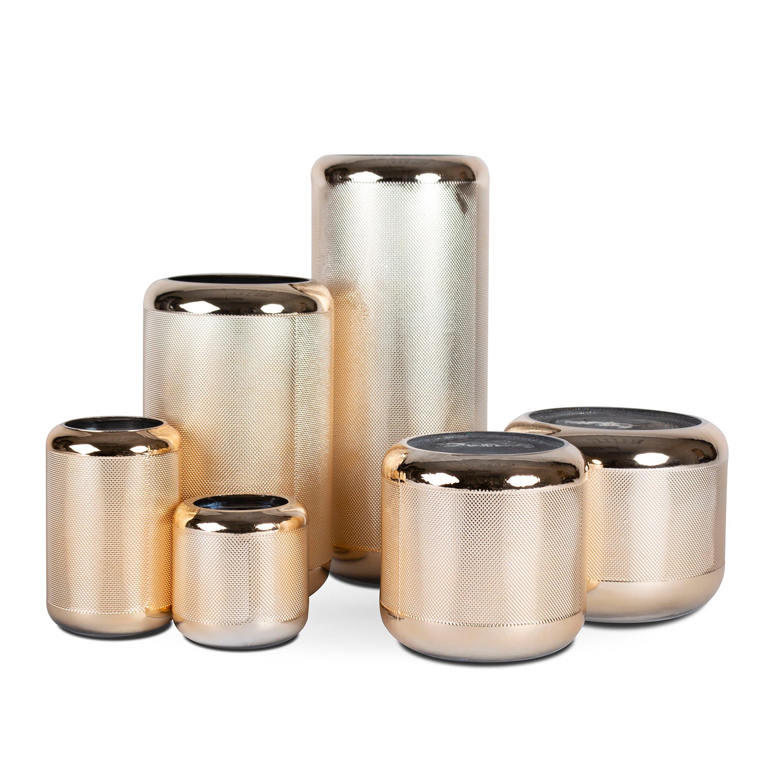  Gold Round Cylinder Vases、mySite、elrpsem3k