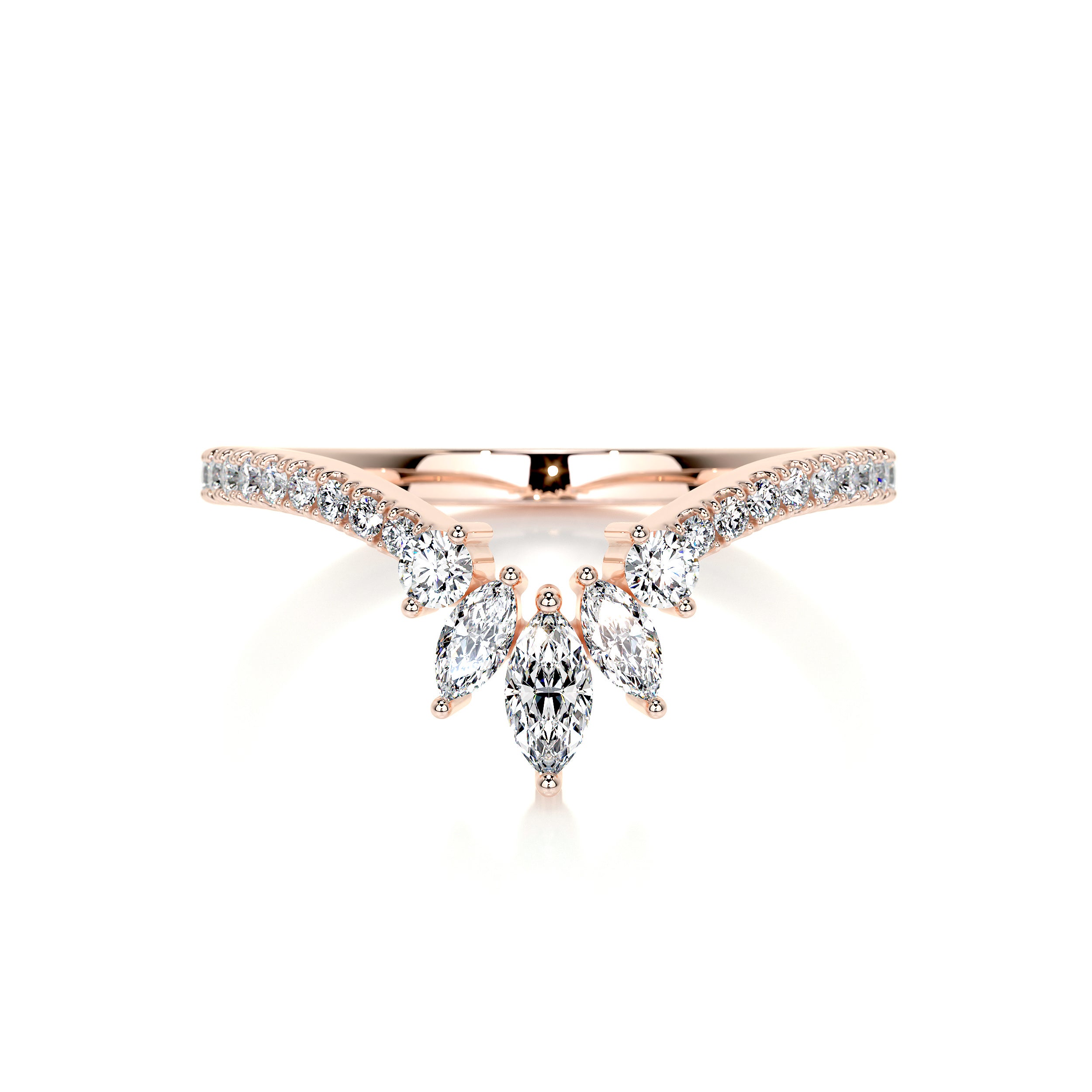 Lauren Lab Grown Diamond Wedding Ring (0.30 Carat) -14K Rose Gold、mySite、hinf8tx79