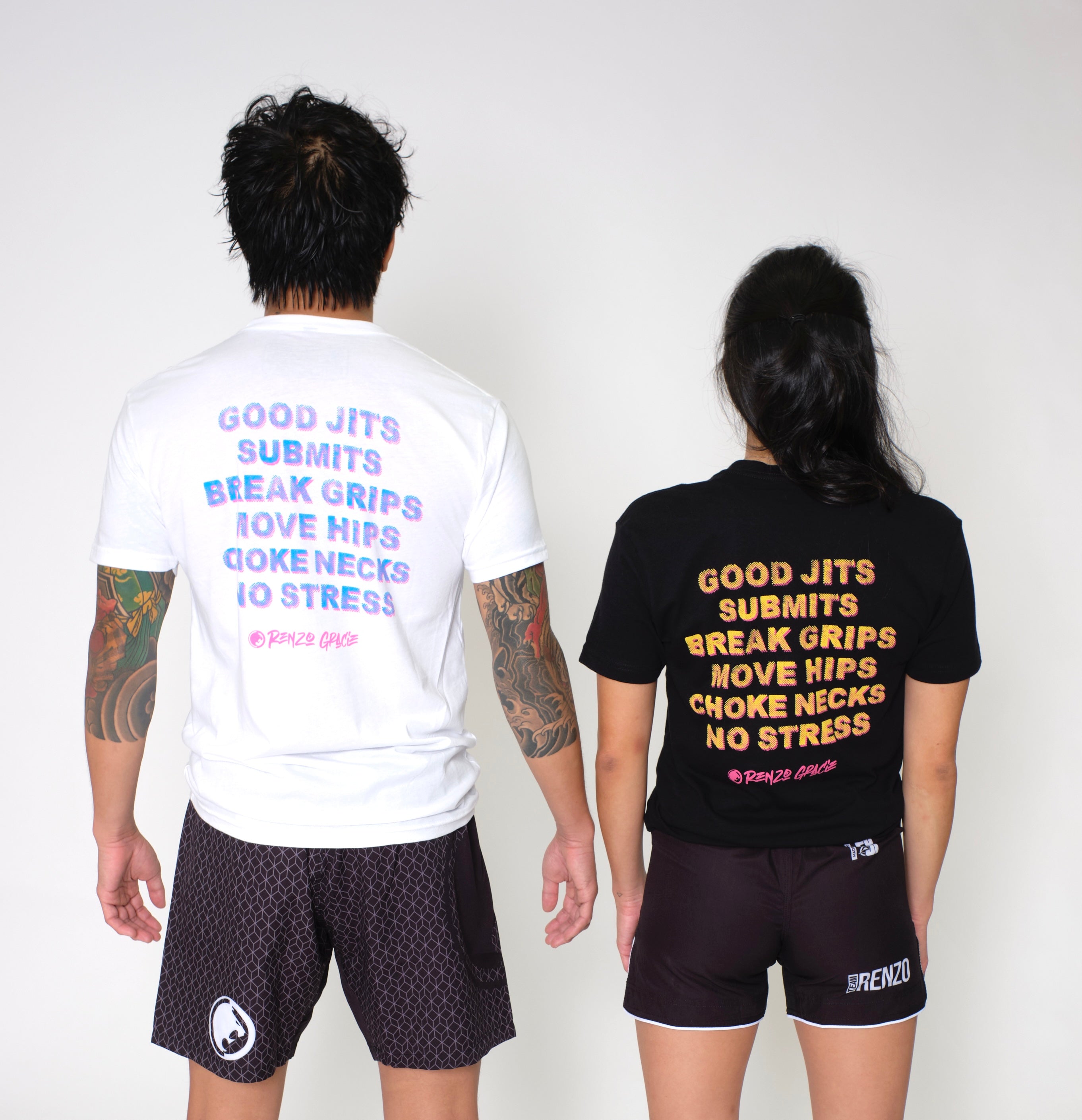Renzo Gracie Good Jits T-Shirt White、mySite、gigharbornorthrealestate