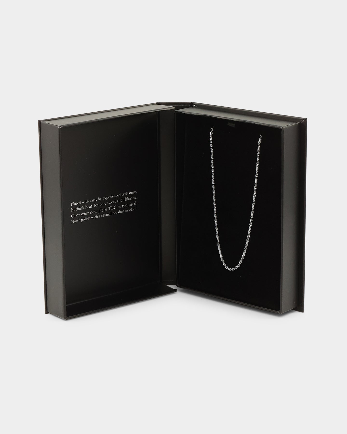 NXS 2mm Rope Necklace White Gold、mySite、zt4zffjzw