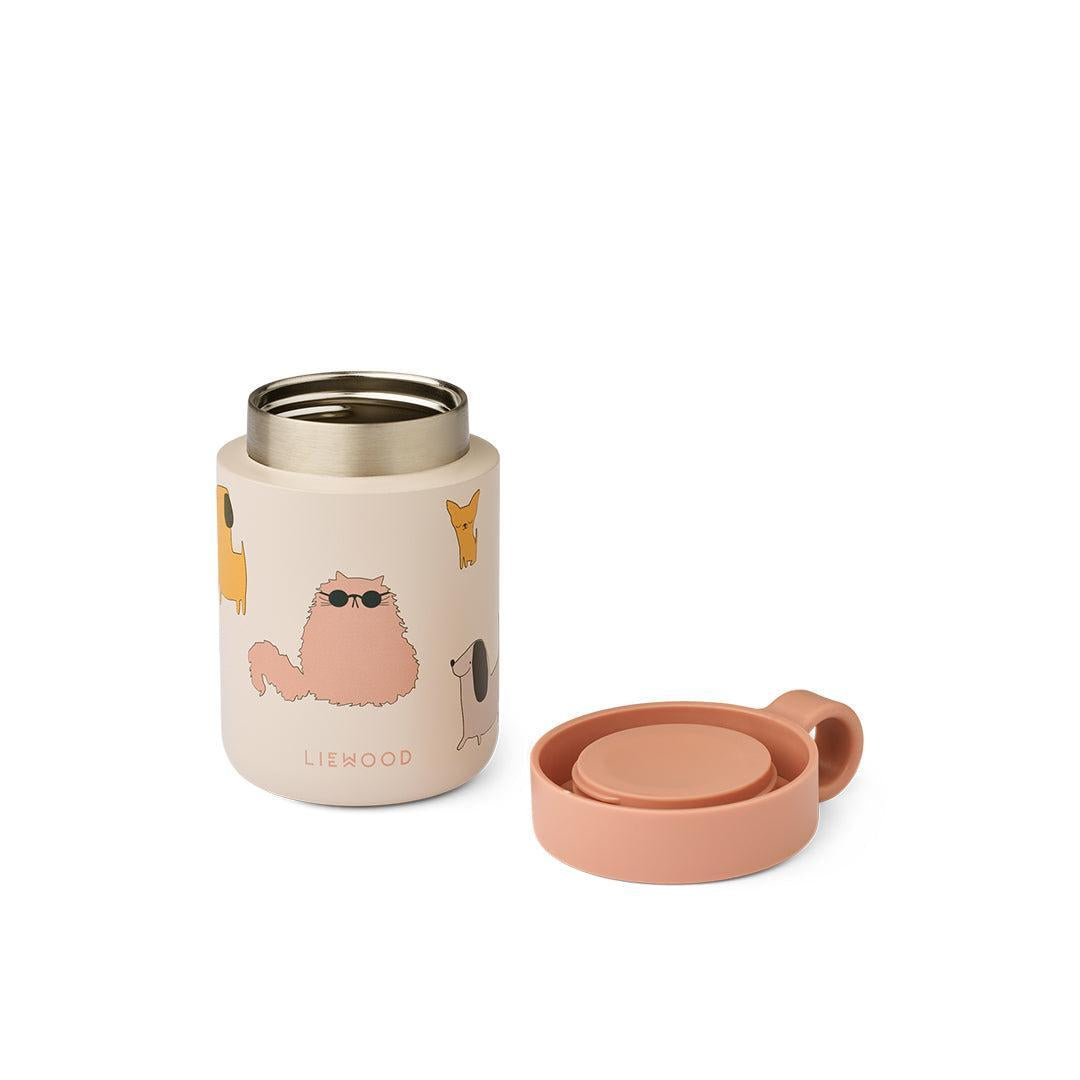  Liewood Kiani Printed Food Jar - Cats And Dogs / Sandy、mySite、merchandisen