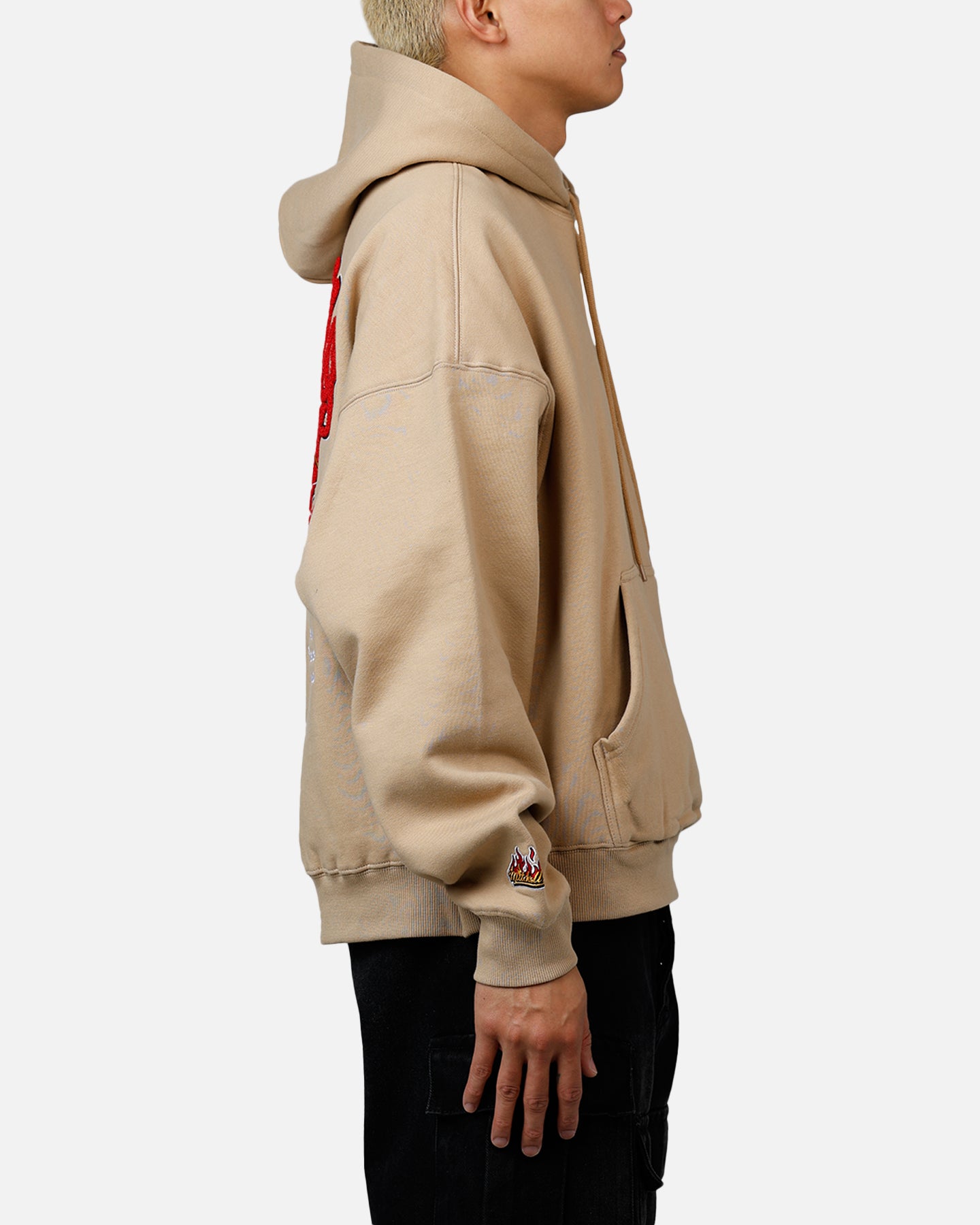 Mitchell & Ness Chicago Bulls Fireball Hoodie Tan、mySite、zt4zffjzw