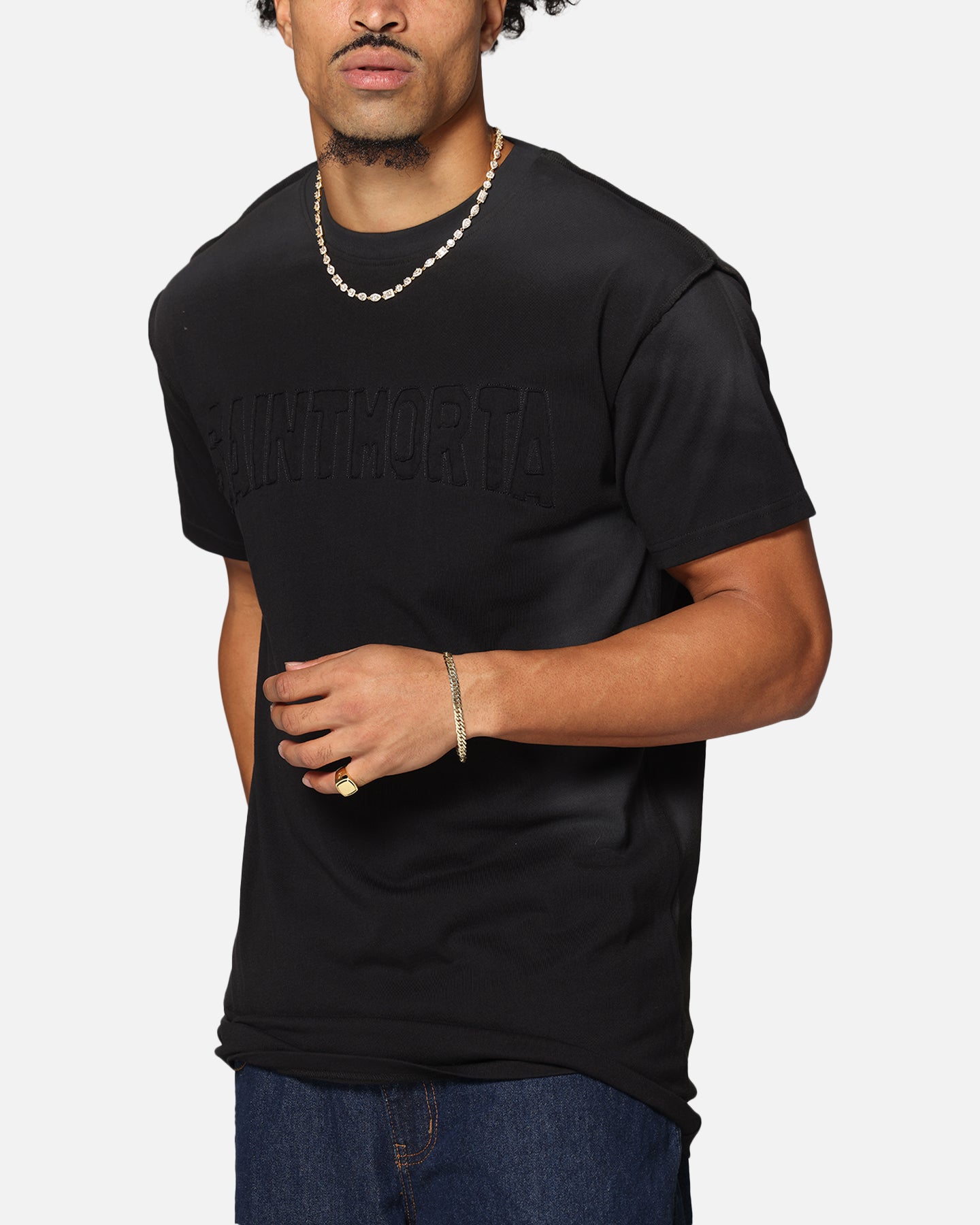 Saint Morta Manticore Lafayette T-Shirt Sunfade Black、mySite、zt4zffjzw