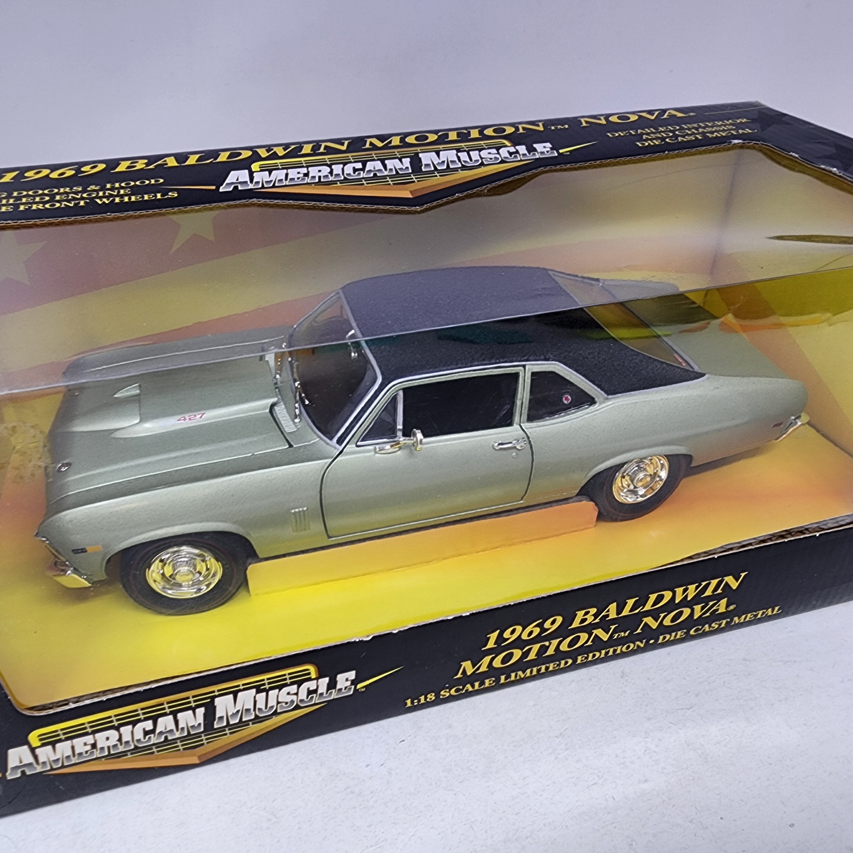 1969 Chevy Nova Baldwin * ERTL Collectibles 1/18 Scale American Muscle、mySite、hgirdovlk