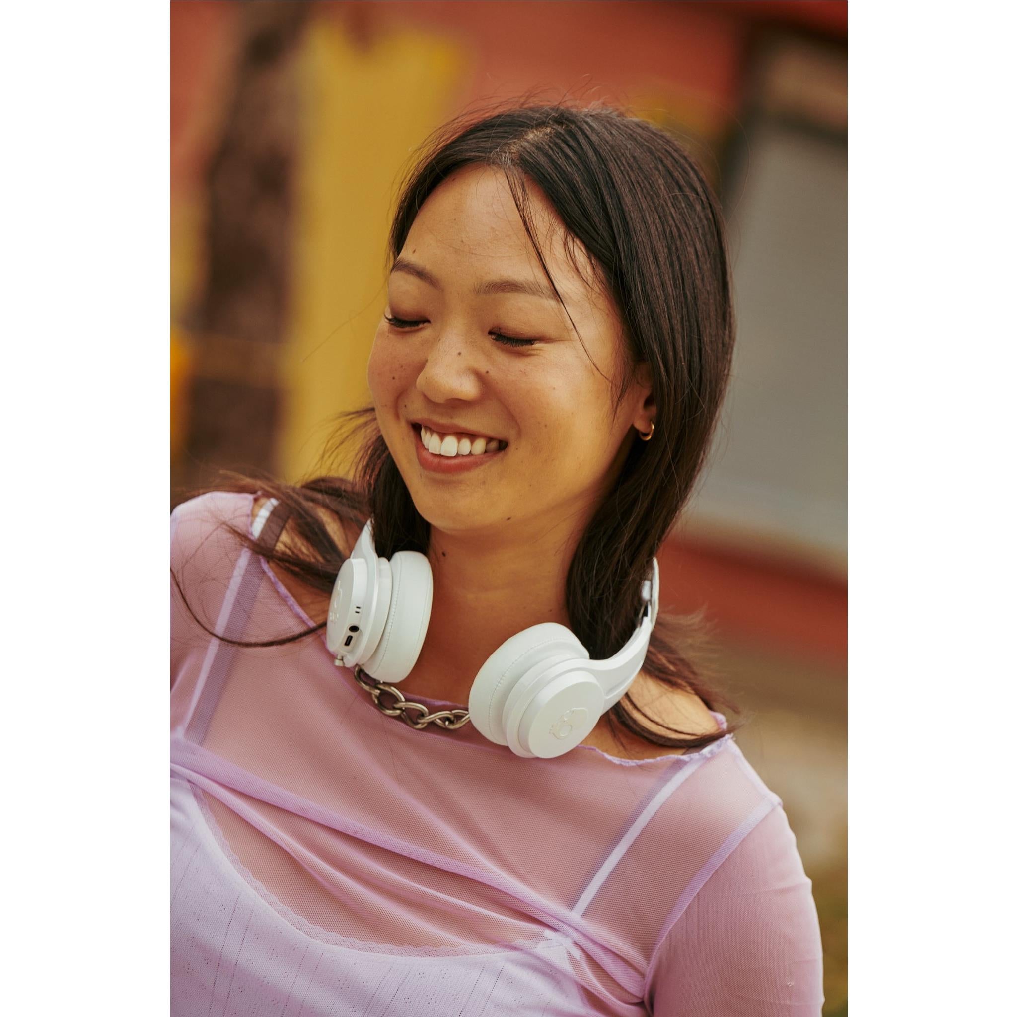 Skullcandy Icon ANC Wireless On-Ear Headphones (Bone Orange)、mySite、camillekostekn